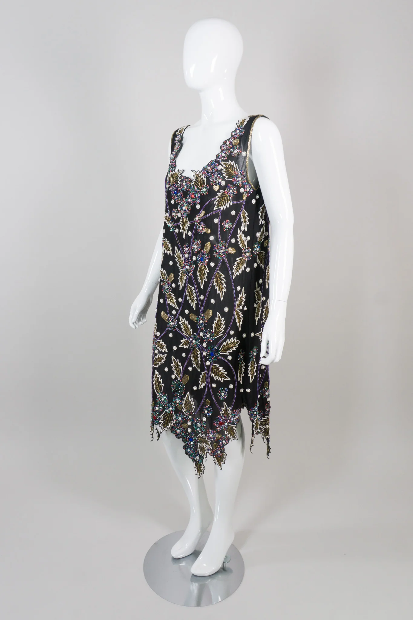 Beaded Leaf Dress - Image 3
