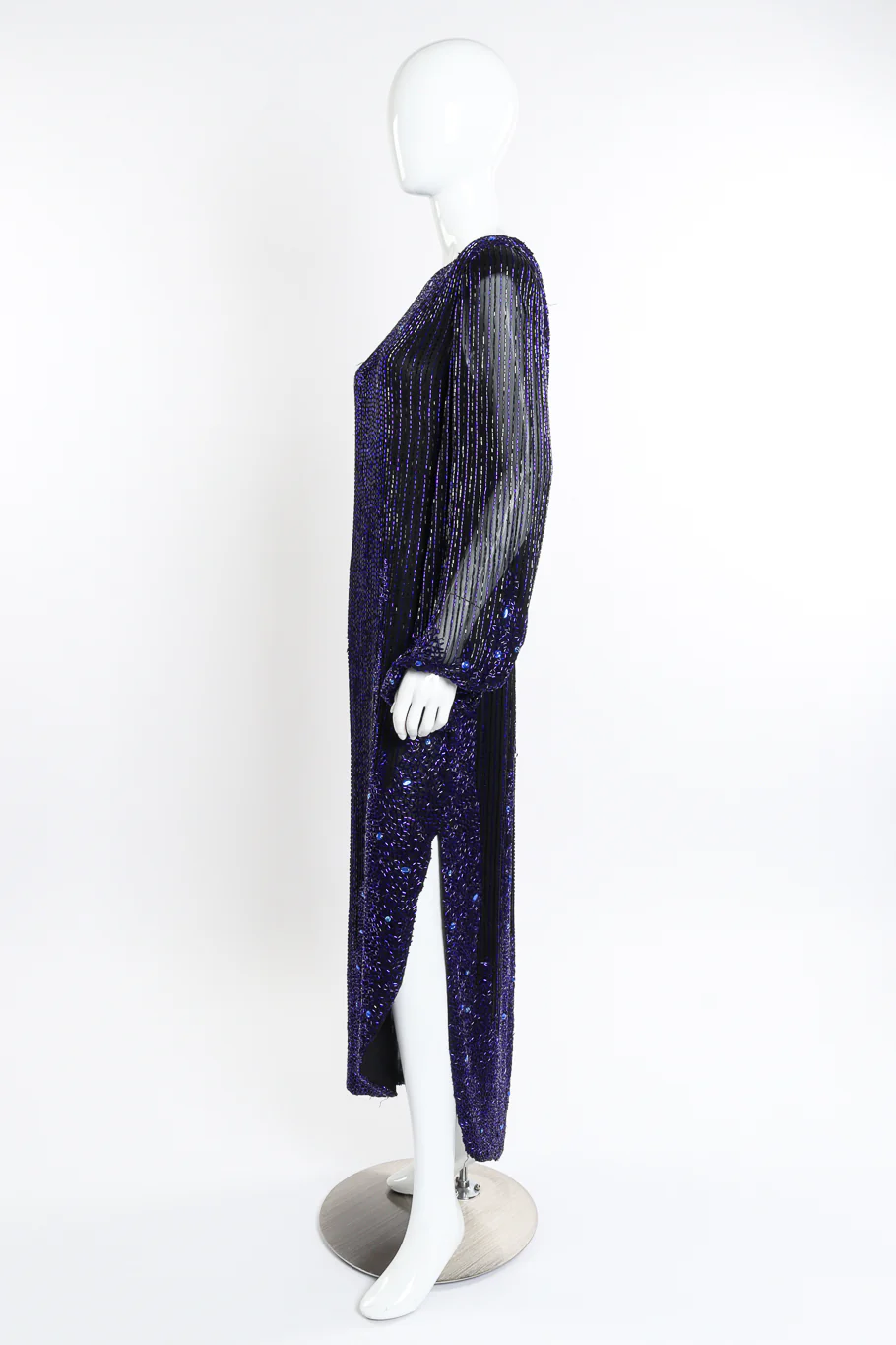 Beaded Low Back Dress - Image 2