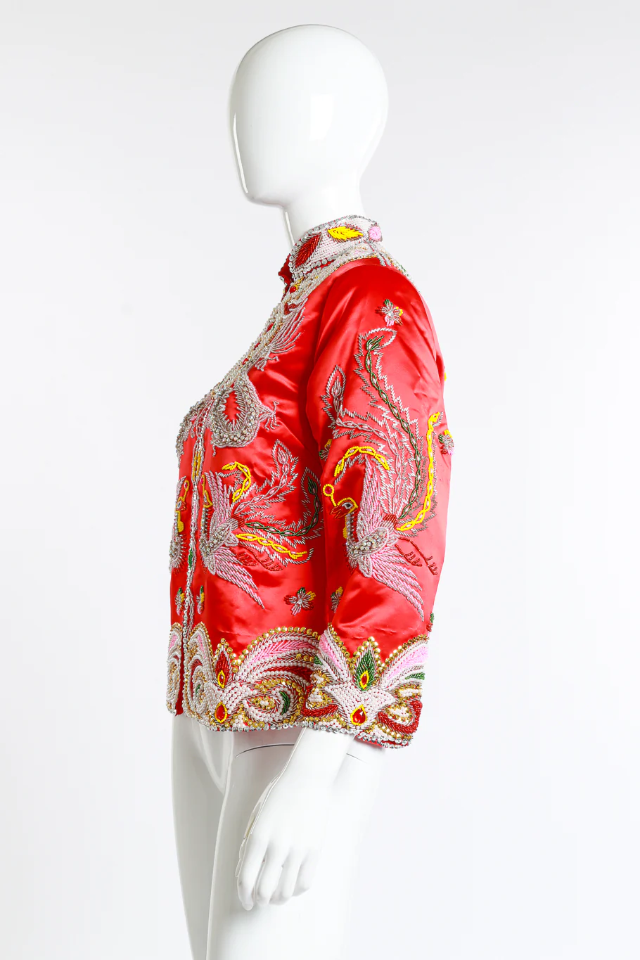 Beaded Phoenix Dragon Jacket - Image 2