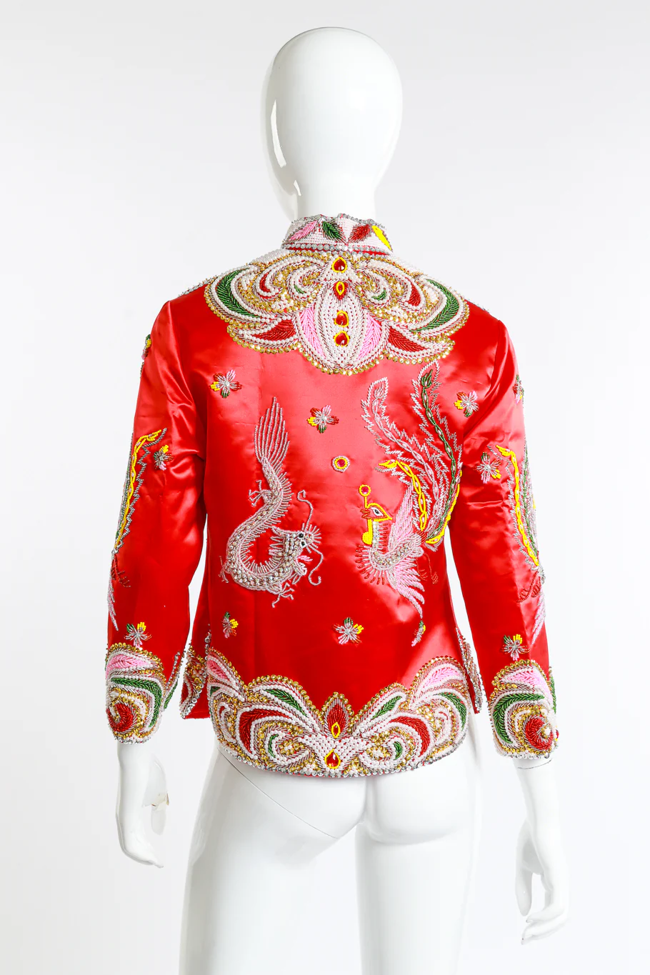 Beaded Phoenix Dragon Jacket - Image 3