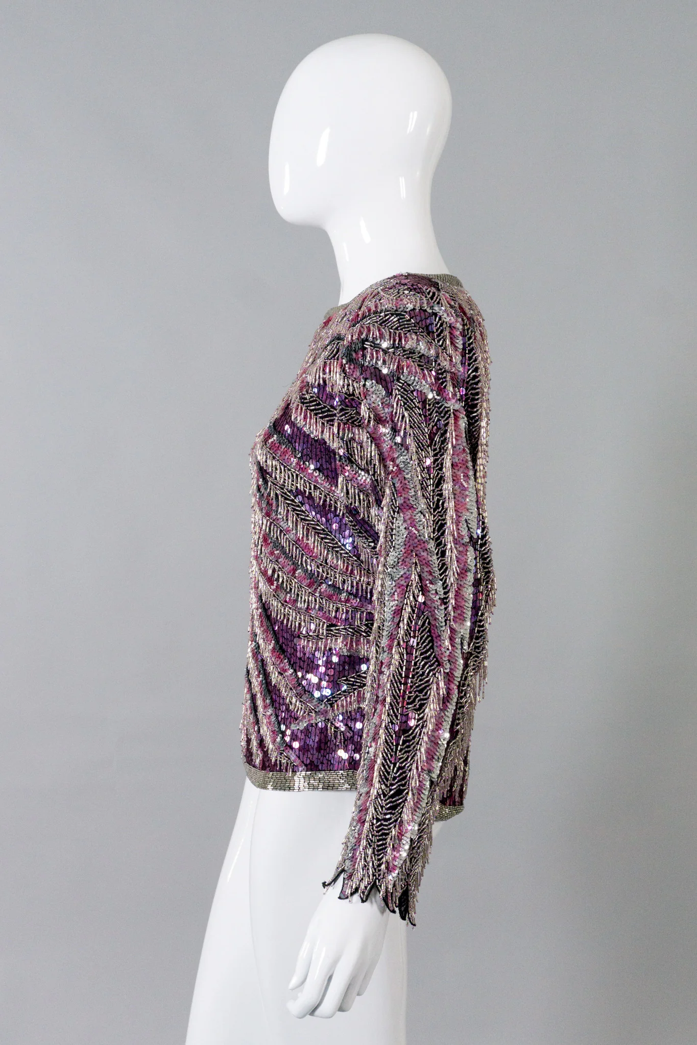 Beaded Pink Flamingo Top - Image 4