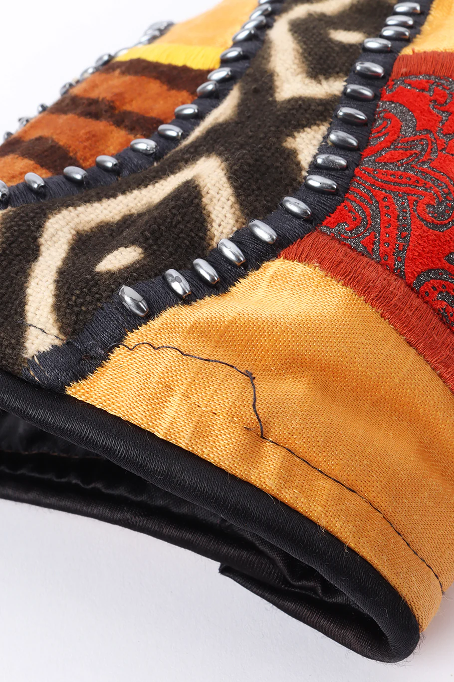 Beaded Tribal Patchwork Jacket - Image 11