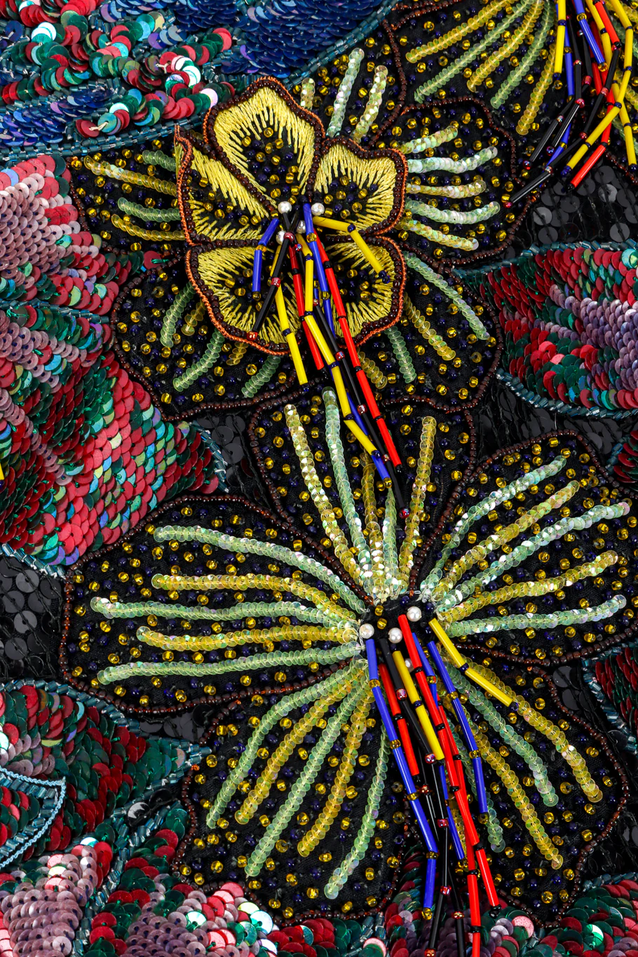Beaded Sequin Cropped Top - Image 10