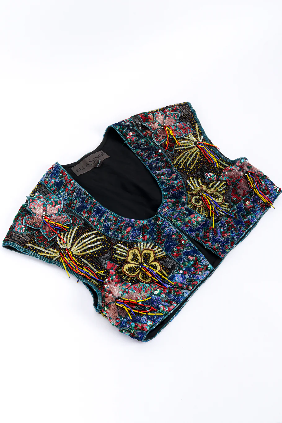 Beaded Sequin Cropped Top - Image 6