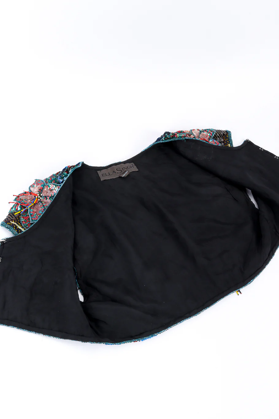 Beaded Sequin Cropped Top - Image 9