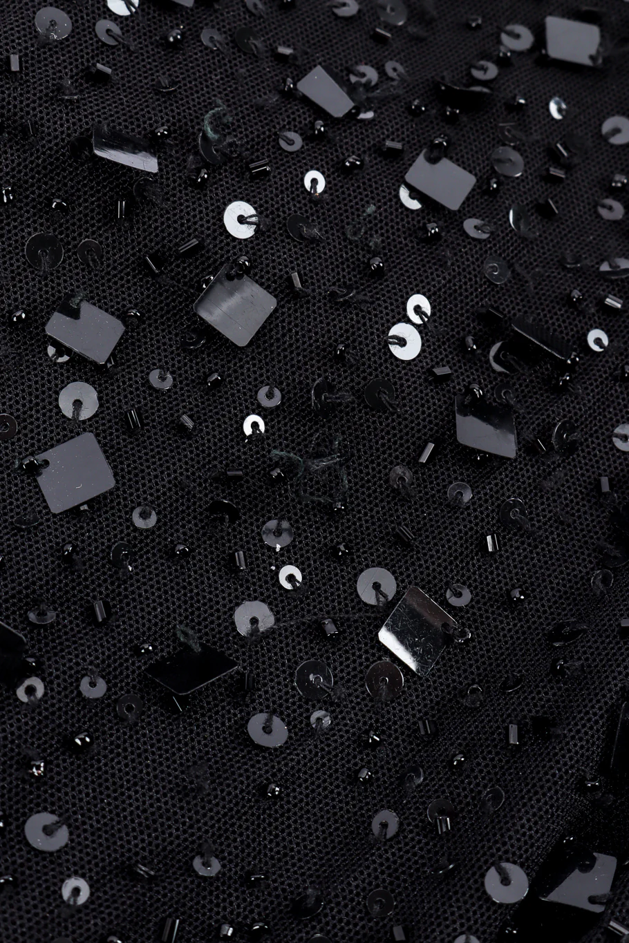 Beaded Sequin Mesh Gown - Image 11