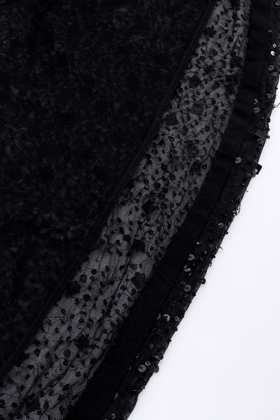 Beaded Sequin Mesh Gown - Image 7