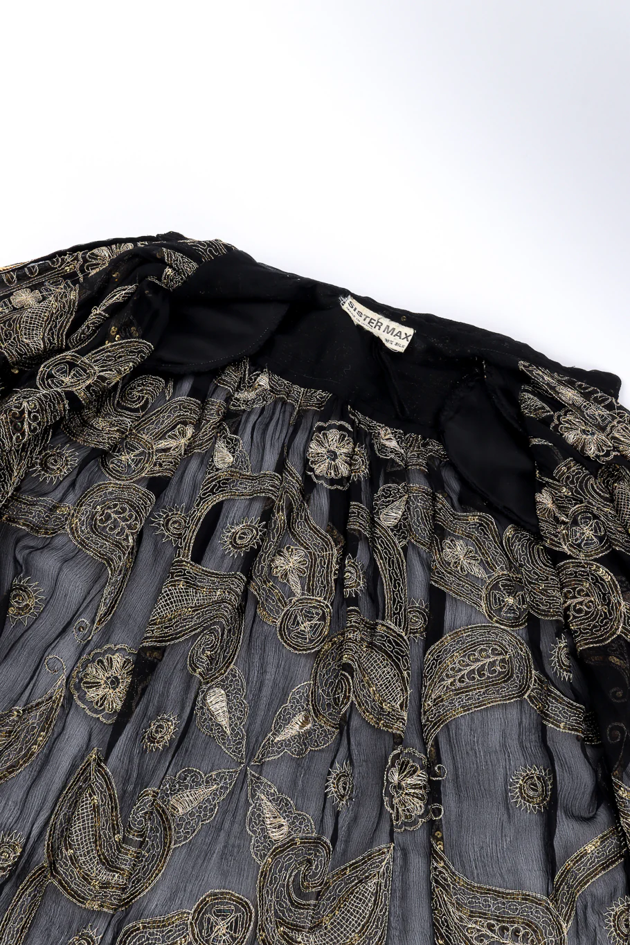 Beaded Sequin Silk Duster - Image 8