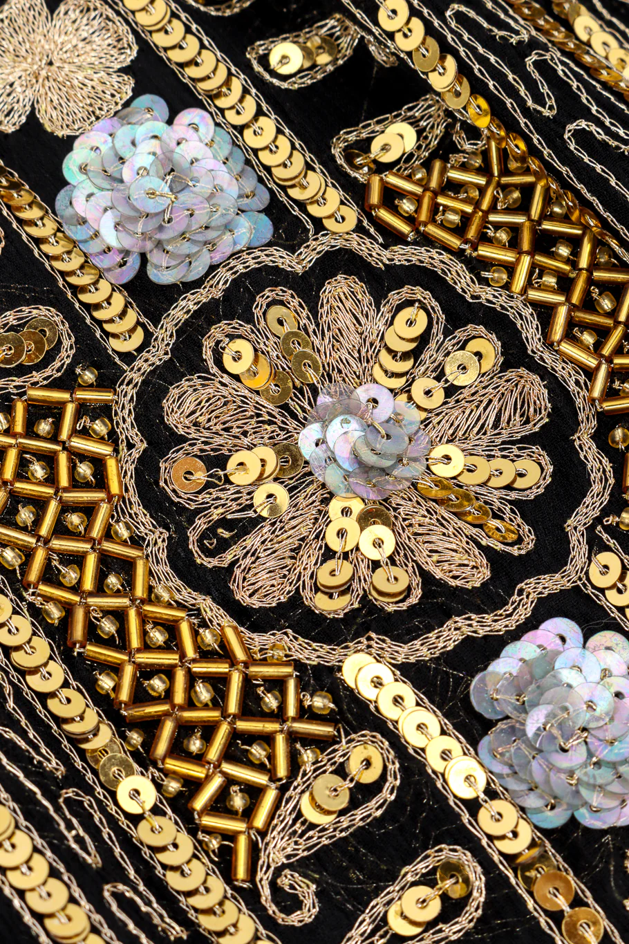Beaded Sequin Silk Duster - Image 9