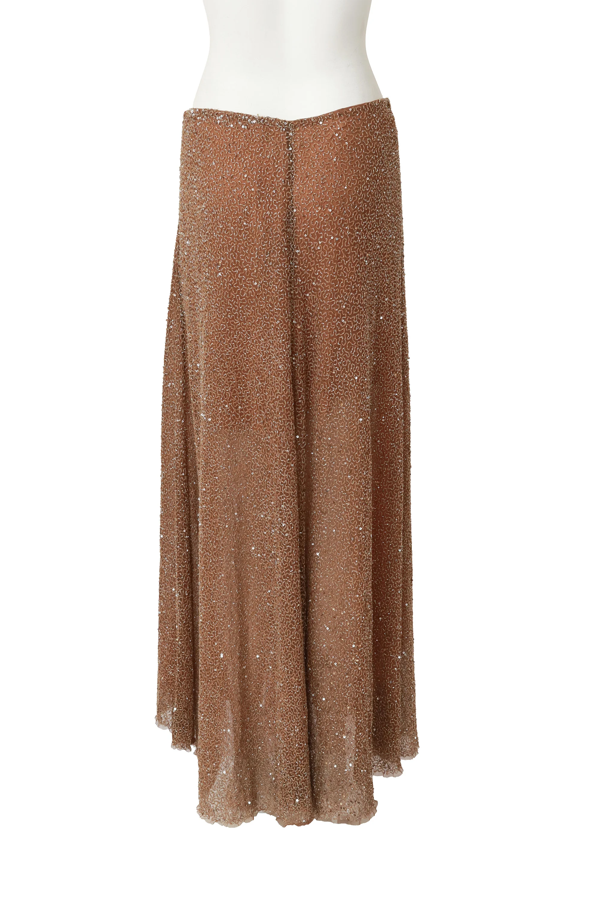 Beaded Sequin Waterfall Skirt - Image 4