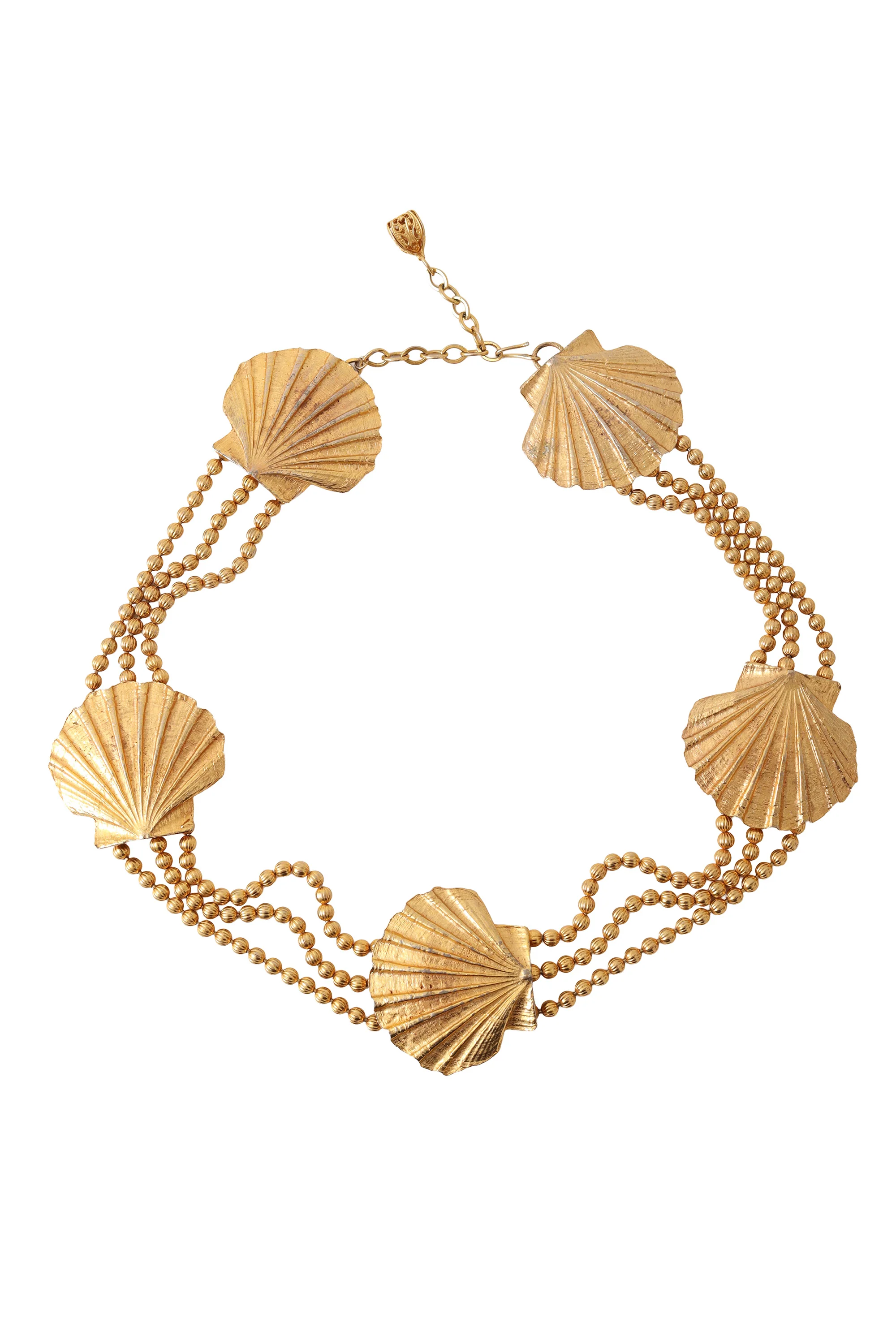 Beaded Shell Waist Chain Belt