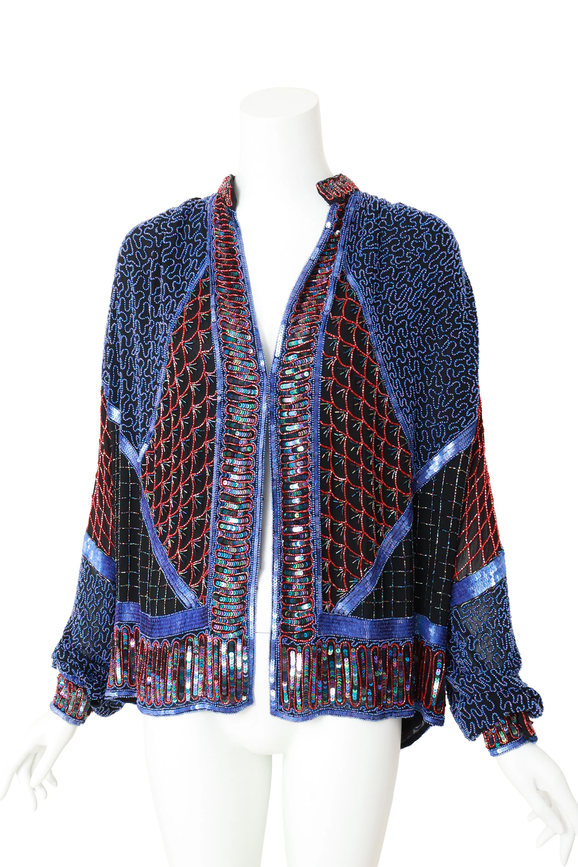 Beaded Silk Jacket - Image 3