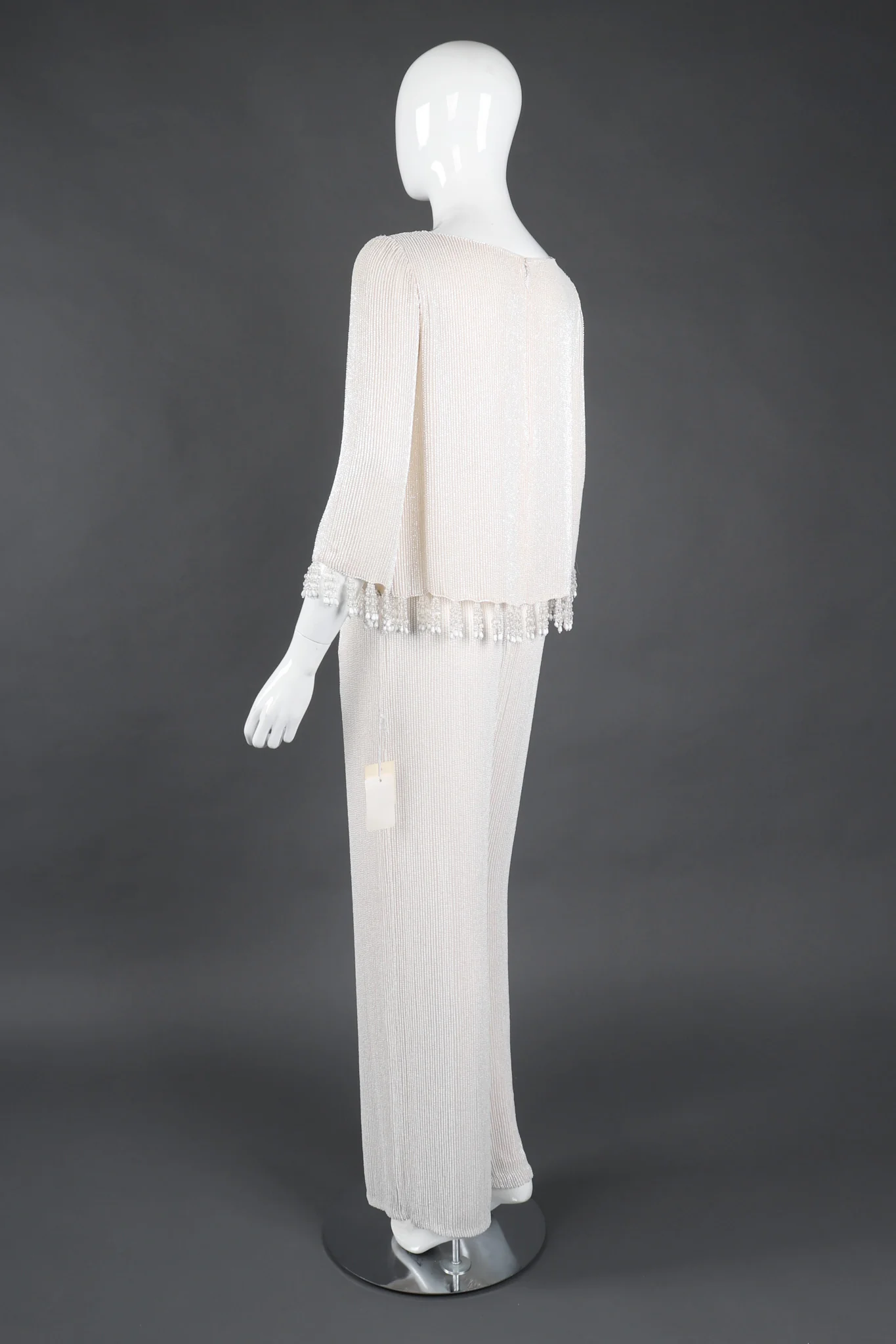 Beaded Silk Top & Pant Set - Image 5