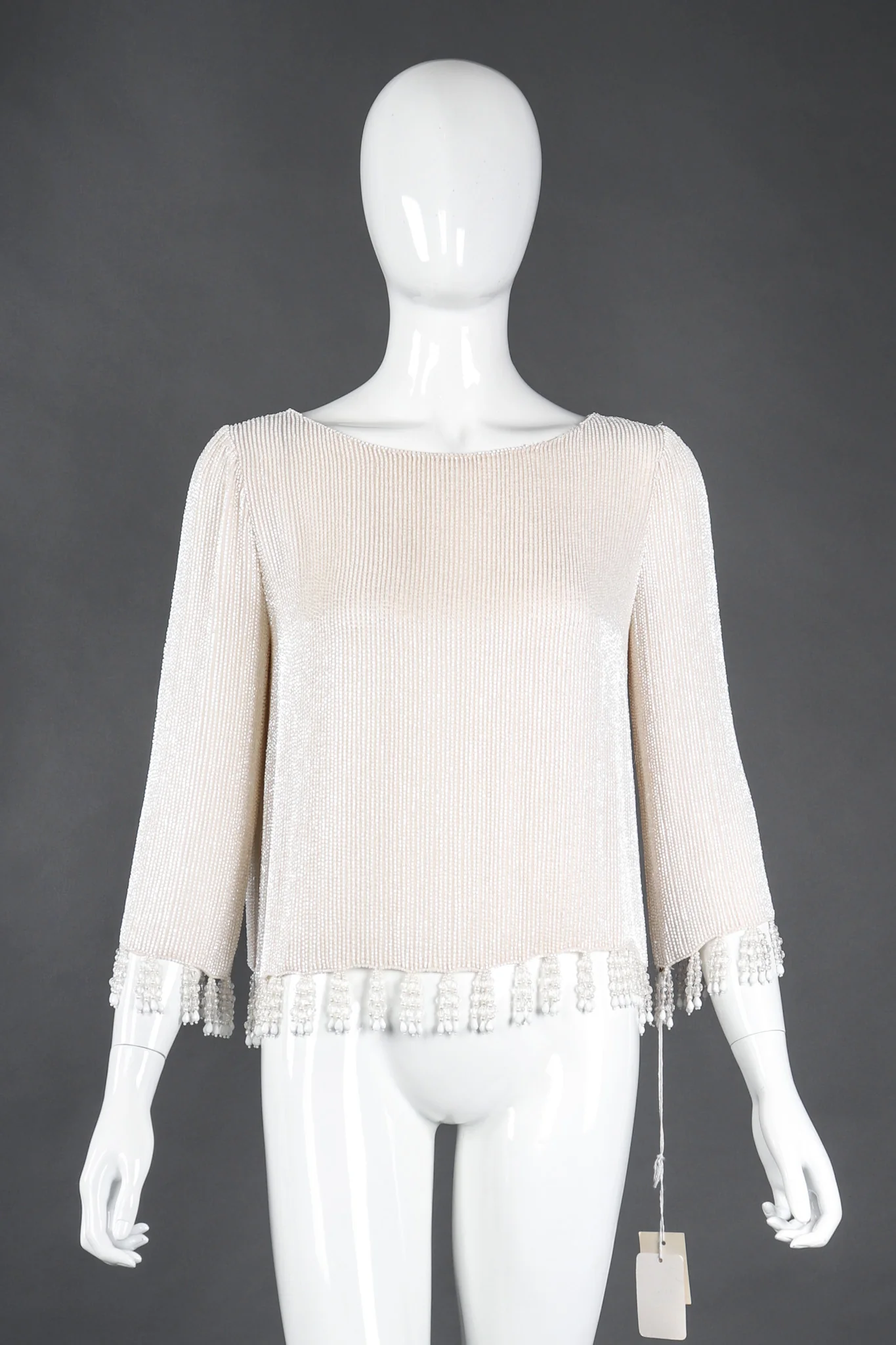 Beaded Silk Top & Pant Set - Image 9