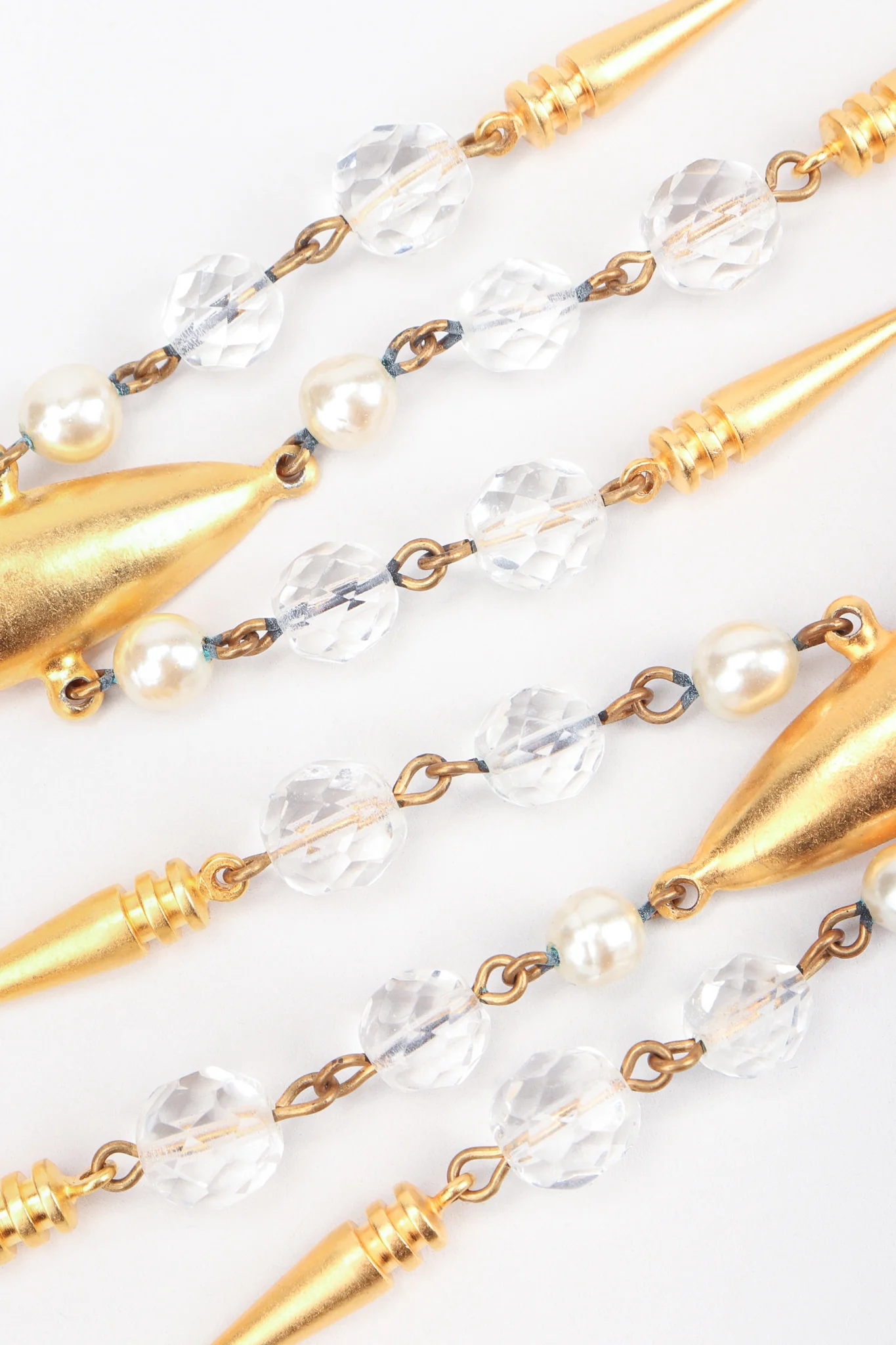 Beaded Spike Drop Earrings - Image 7