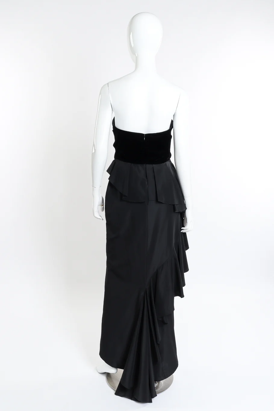 Beaded Strapless Gown - Image 3