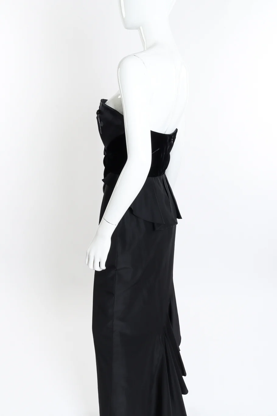 Beaded Strapless Gown - Image 5