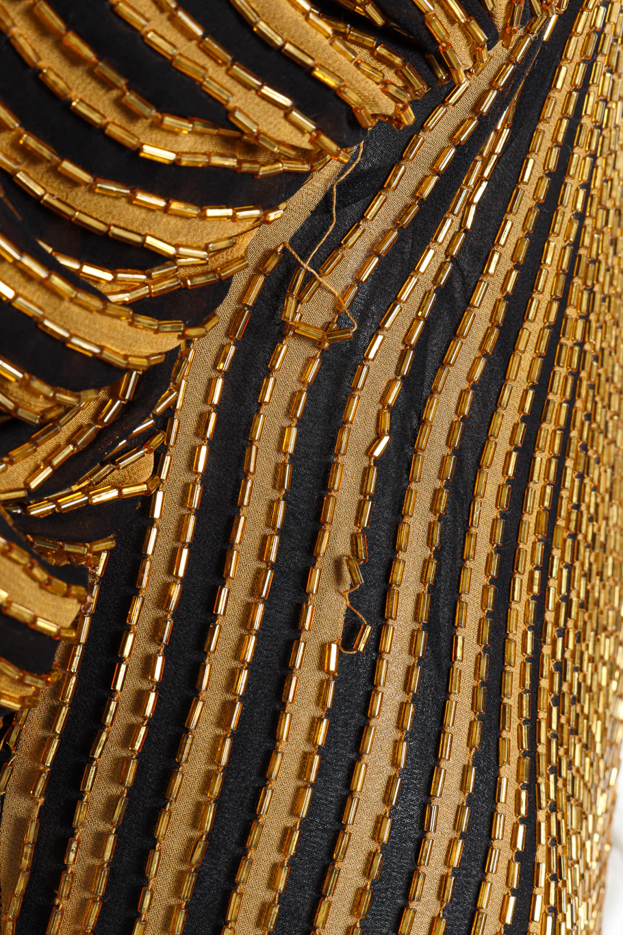 Beaded Striped Gown - Image 13