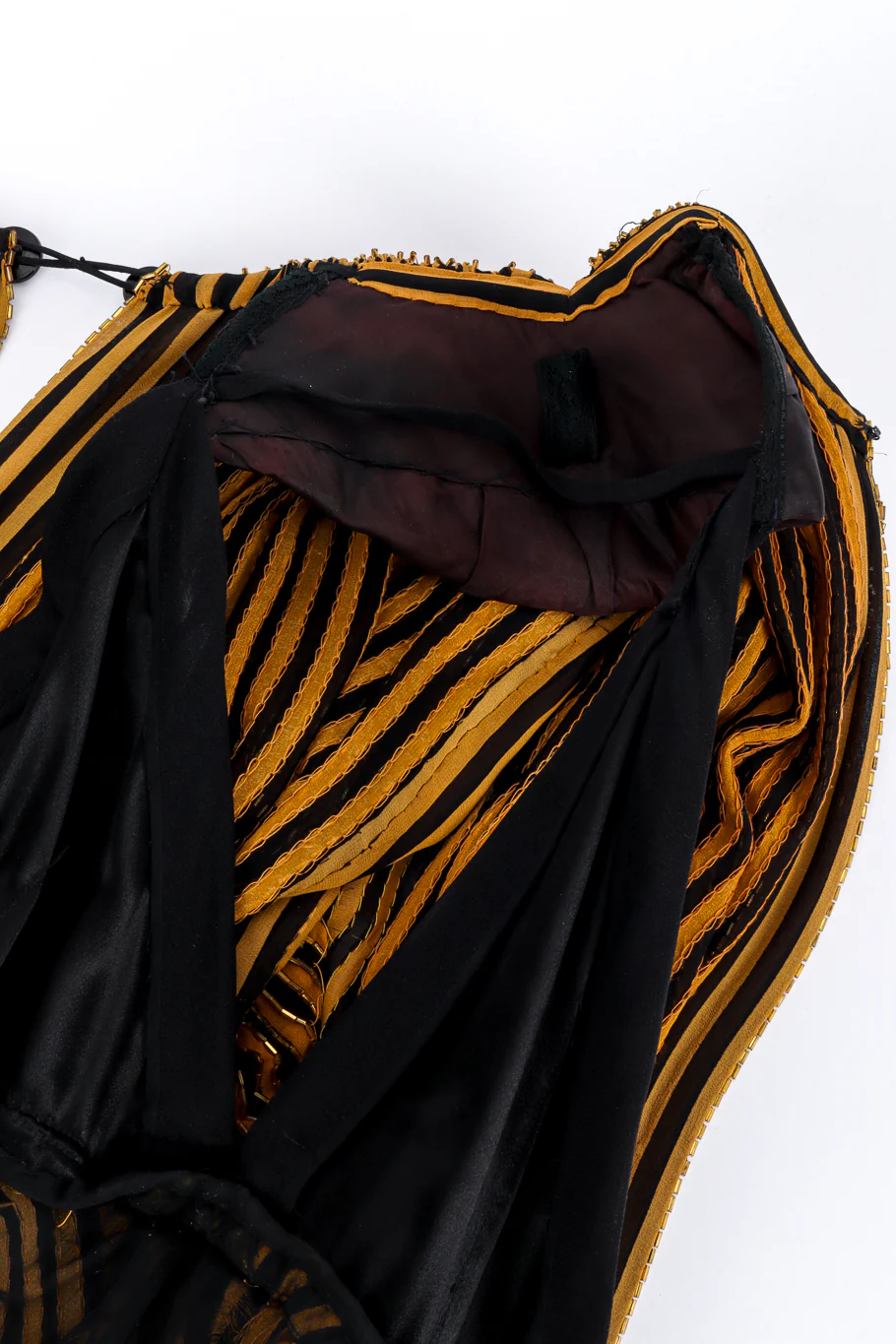 Beaded Striped Gown - Image 9