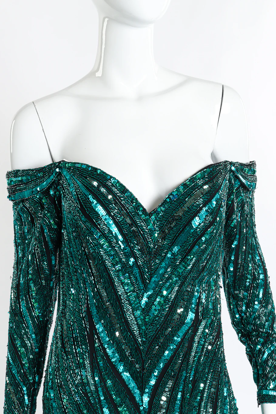 Beaded Sweetheart Gown - Image 4