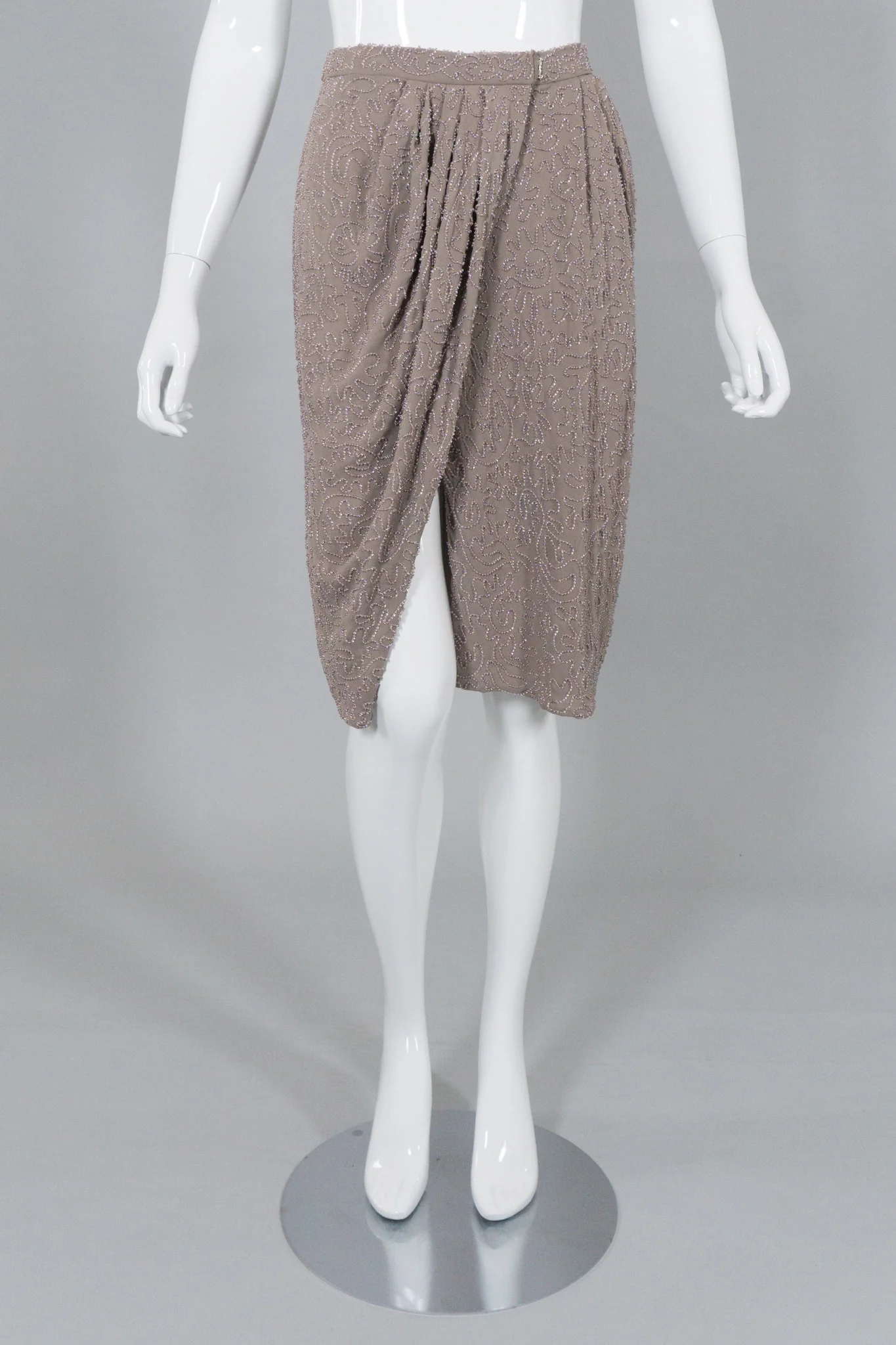 Beaded Wrap Skirt - Image 2