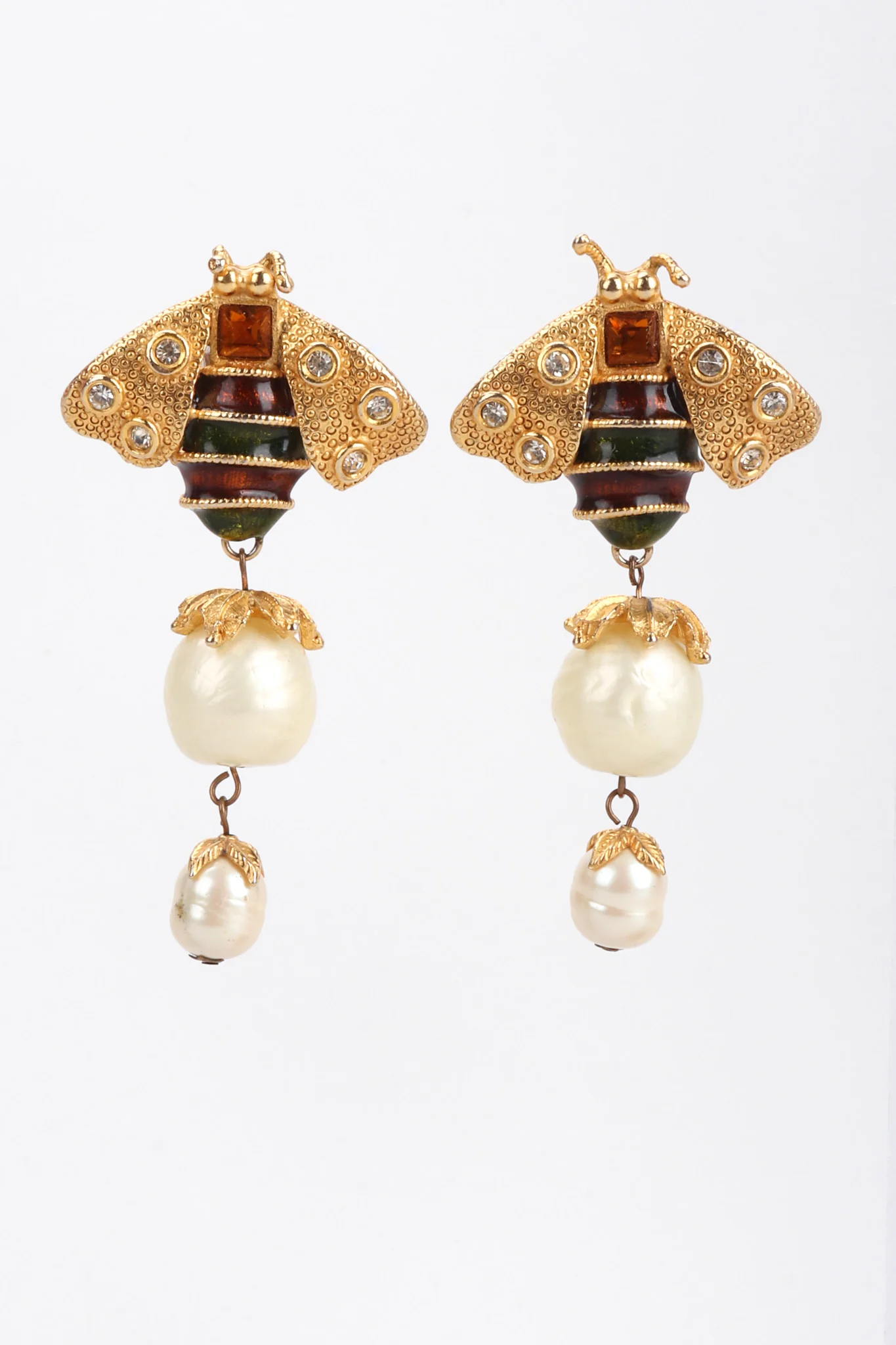 Bee Pearl Earrings - Image 3