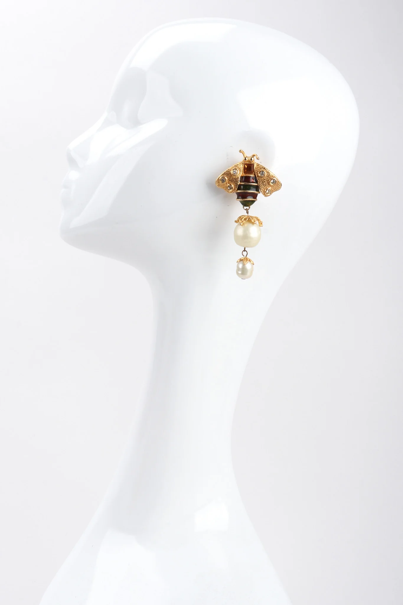 Bee Pearl Earrings - Image 4