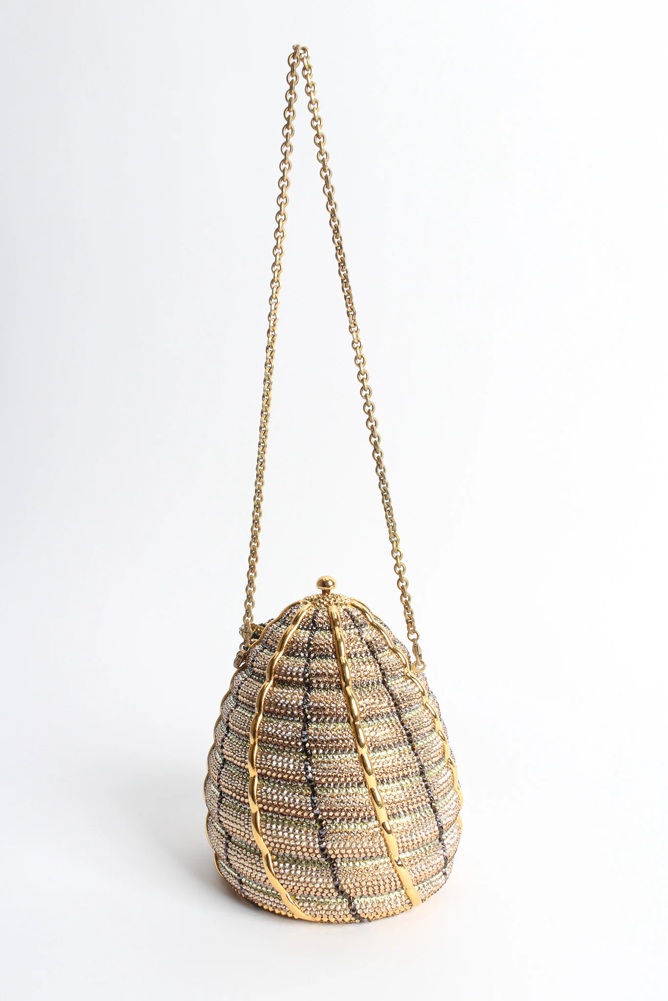 Beehive Crystal Clutch Bag - Image 13
