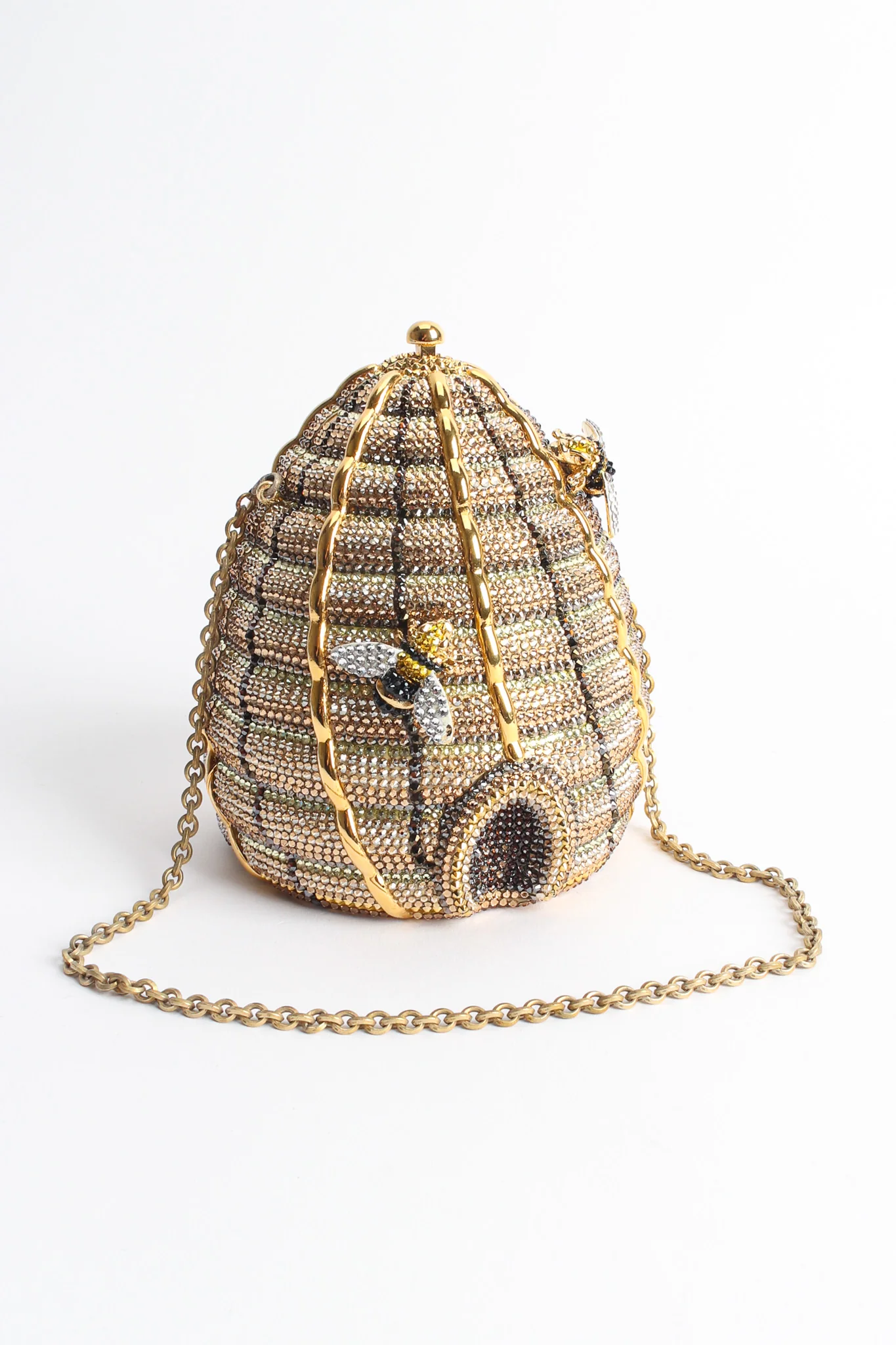 Beehive Crystal Clutch Bag - Image 4