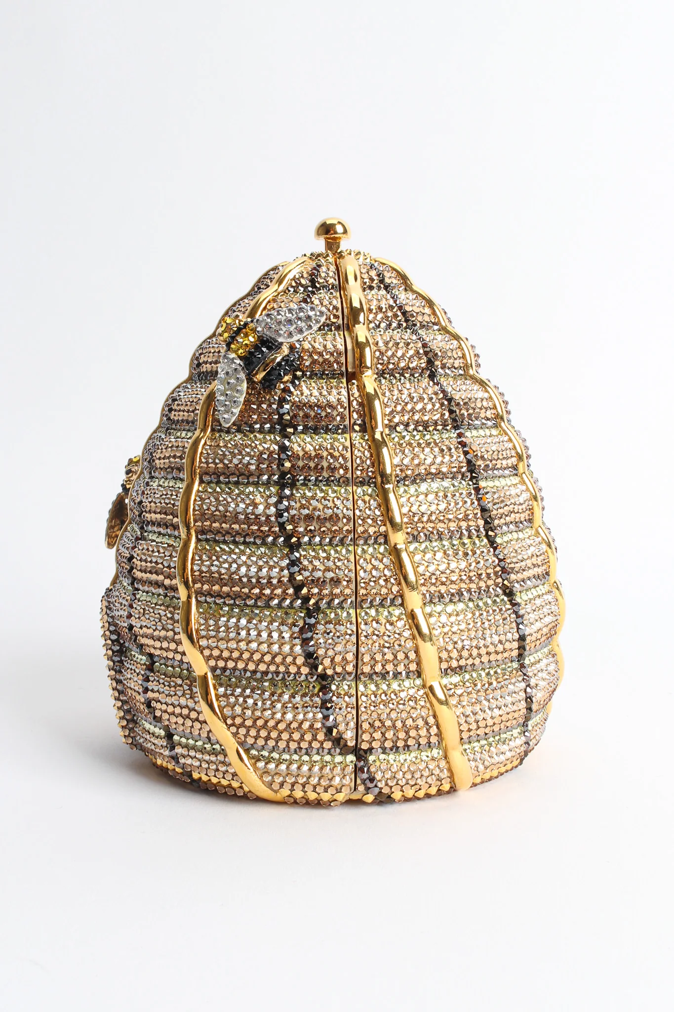 Beehive Crystal Clutch Bag - Image 7