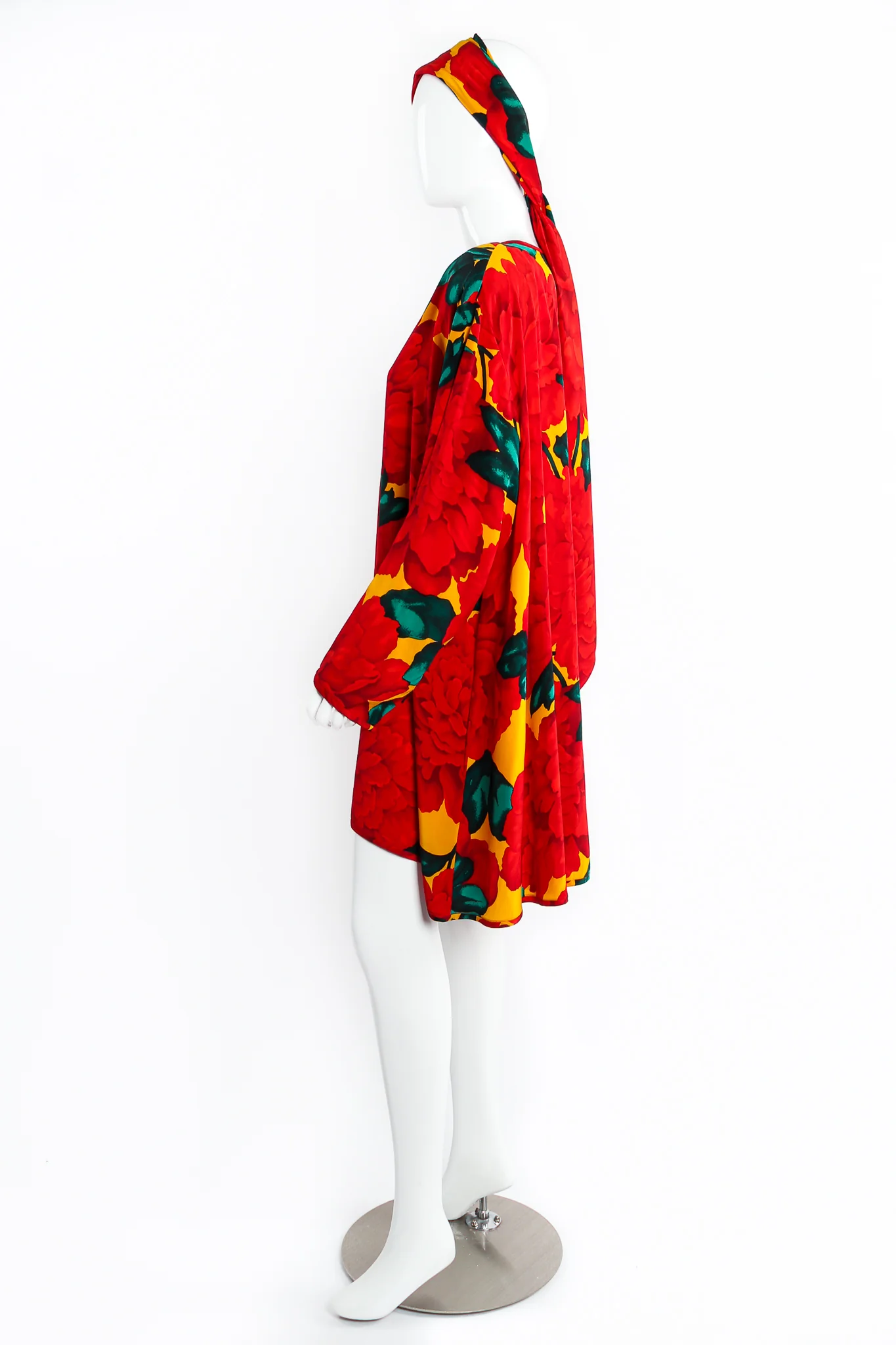 Begonia Print Silk Duster - Image 3