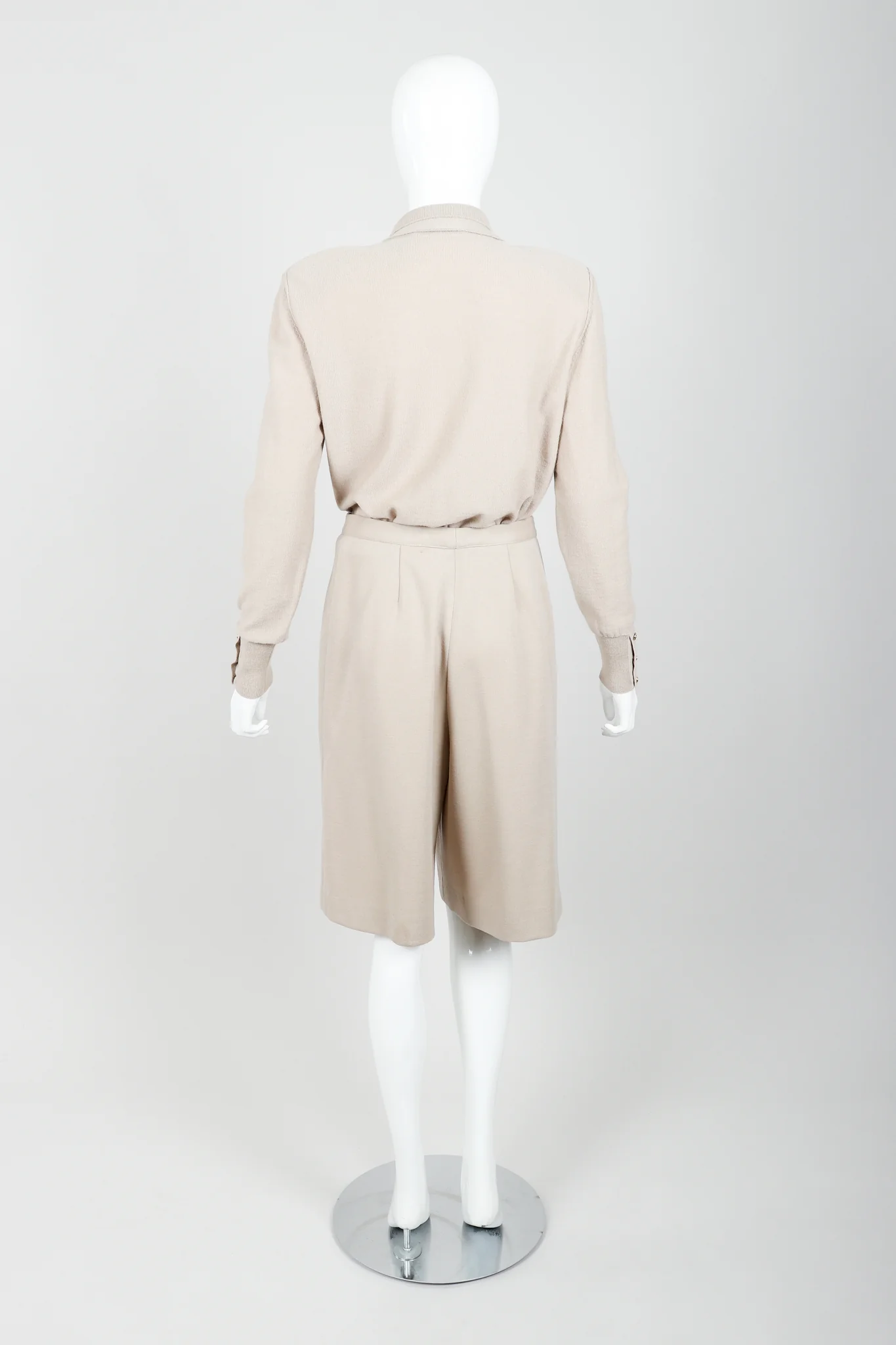 Sand Knit Sweater & Short Ensemble - Image 6