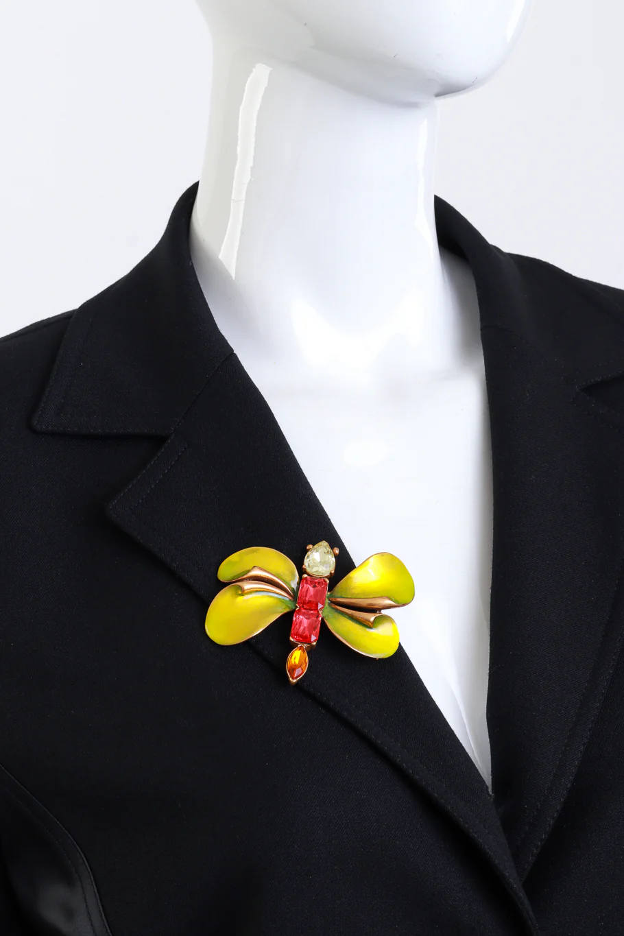 Bejeweled Dragonfly Brooch - Image 2