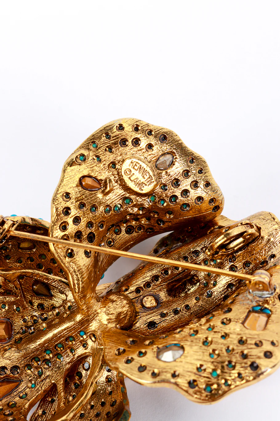 Bejeweled Iris Brooch - Image 5