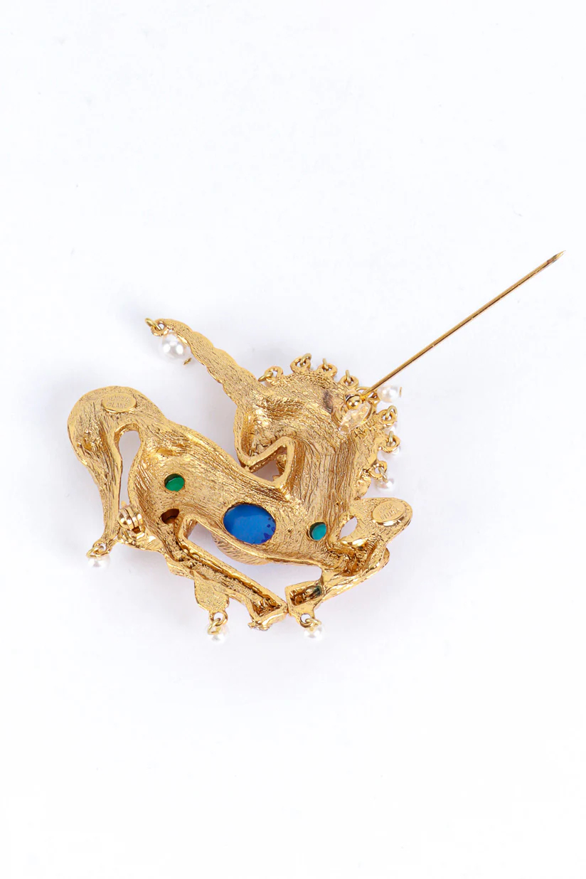 Bejeweled Unicorn Brooch - Image 4