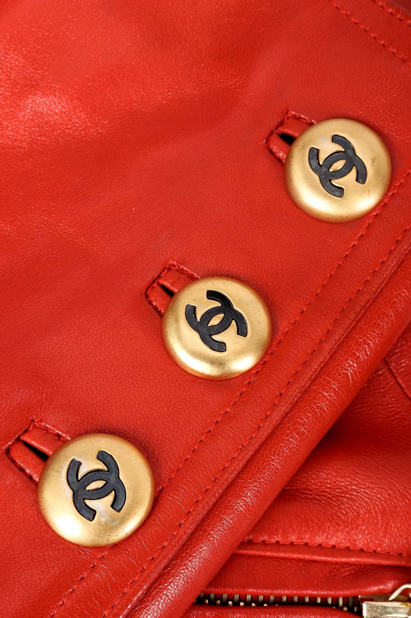 Belted Leather Jacket - Image 8