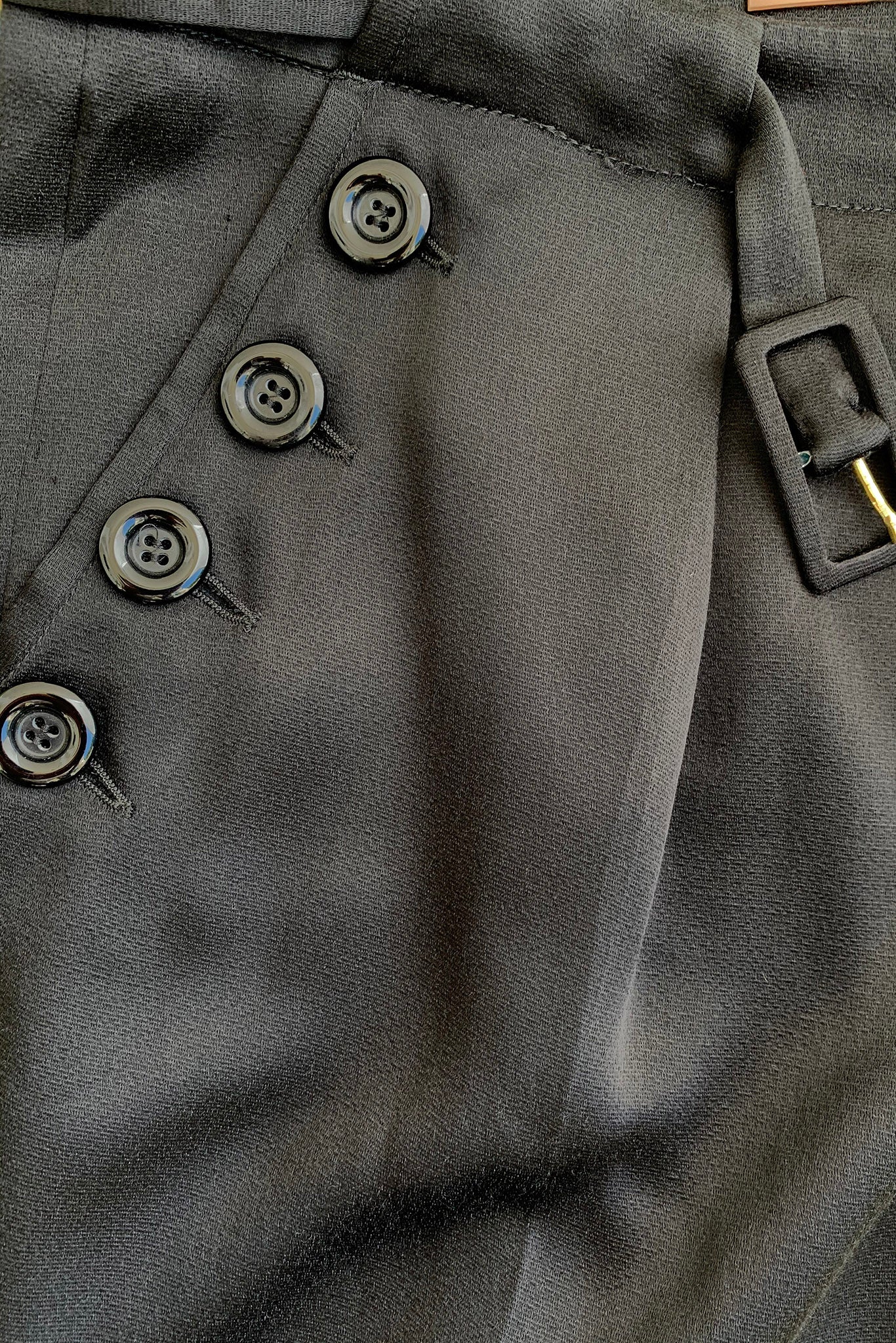 Belted Silk Sailor Pant - Image 7