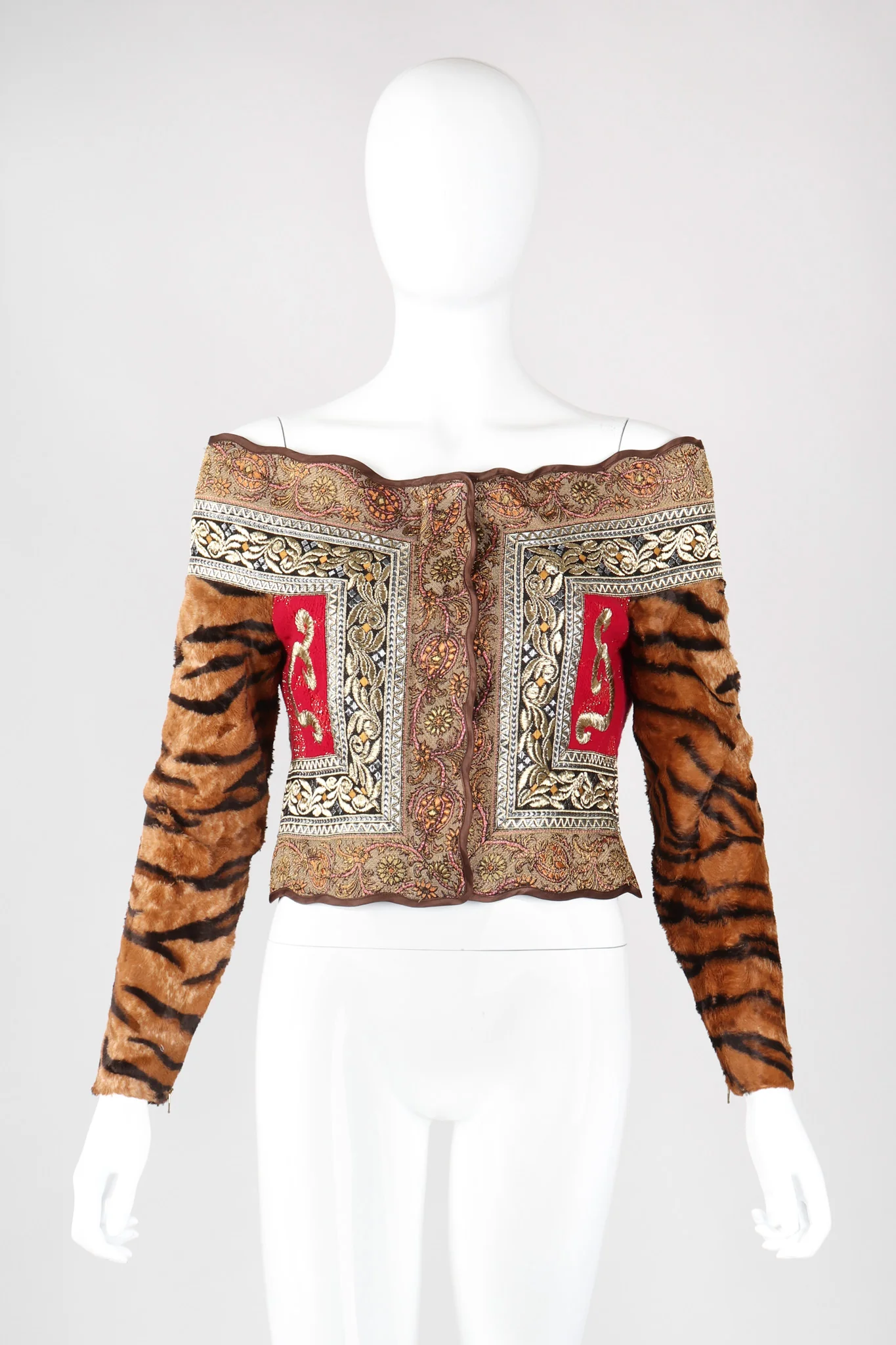 1989 A/W Bengal Brocade Tiger Top - Image 3