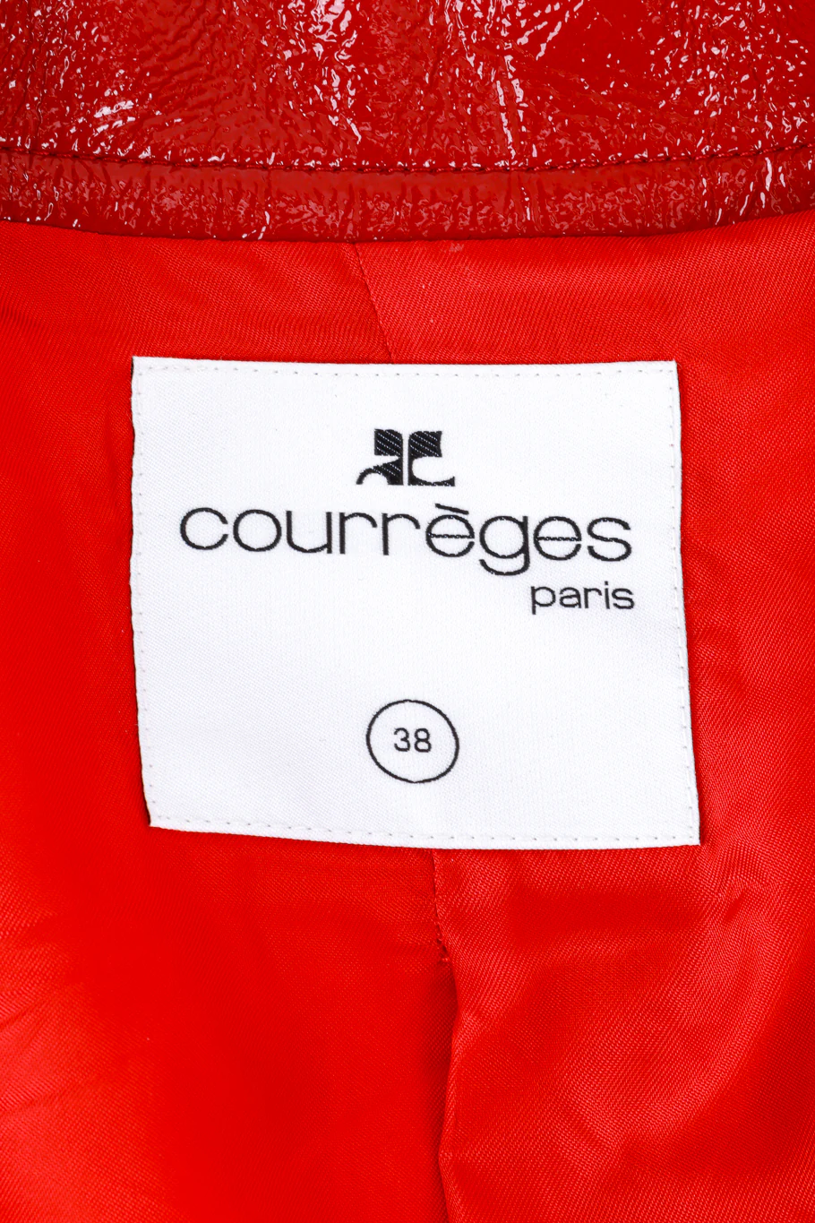 Berry Red Patent Moto Jacket - Image 10