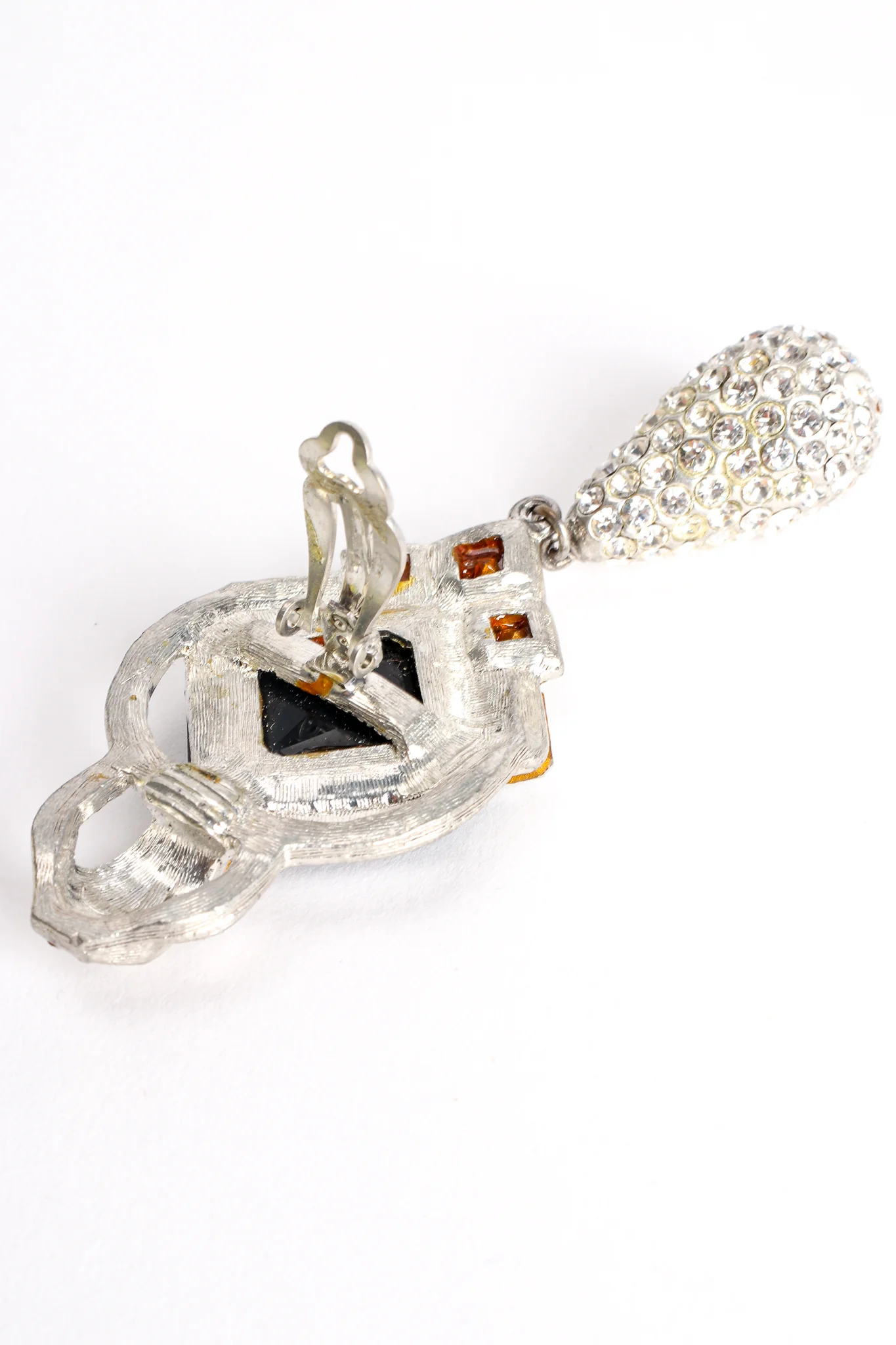 Crystal Deco Teardrop Earrings - Image 8