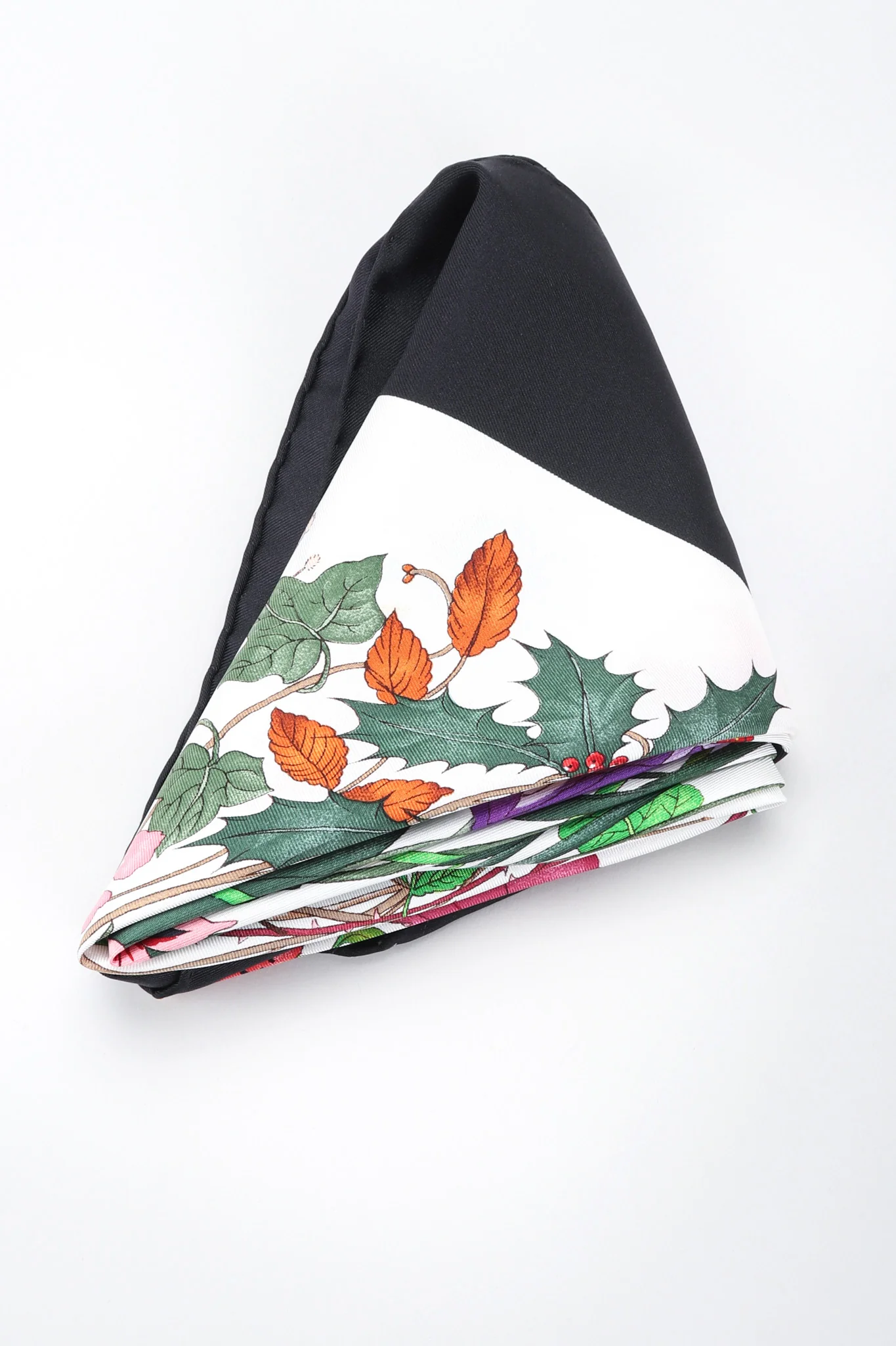 Black Flora Scarf - Image 9