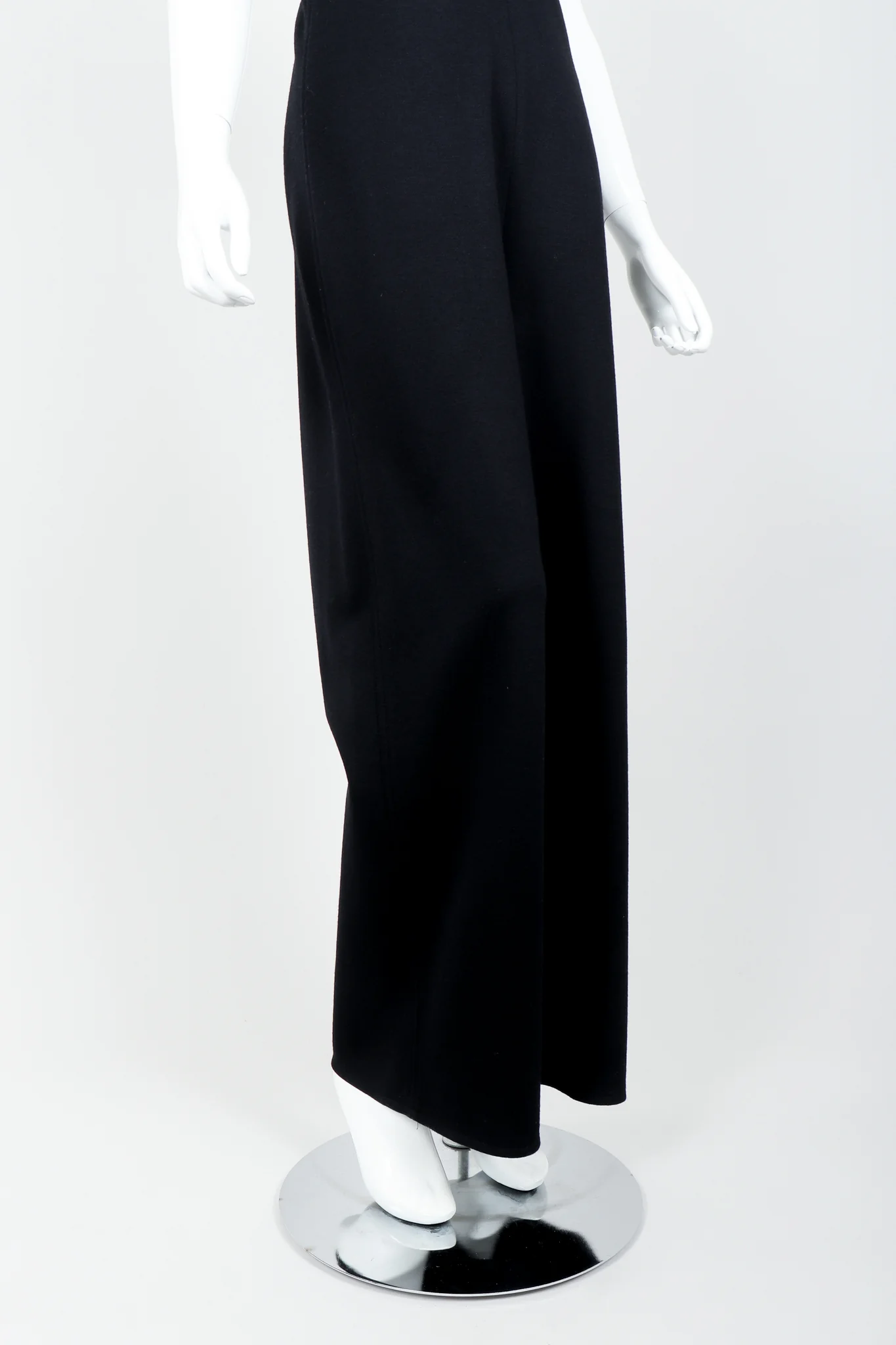 Black Knit Suspender Pant - Image 5