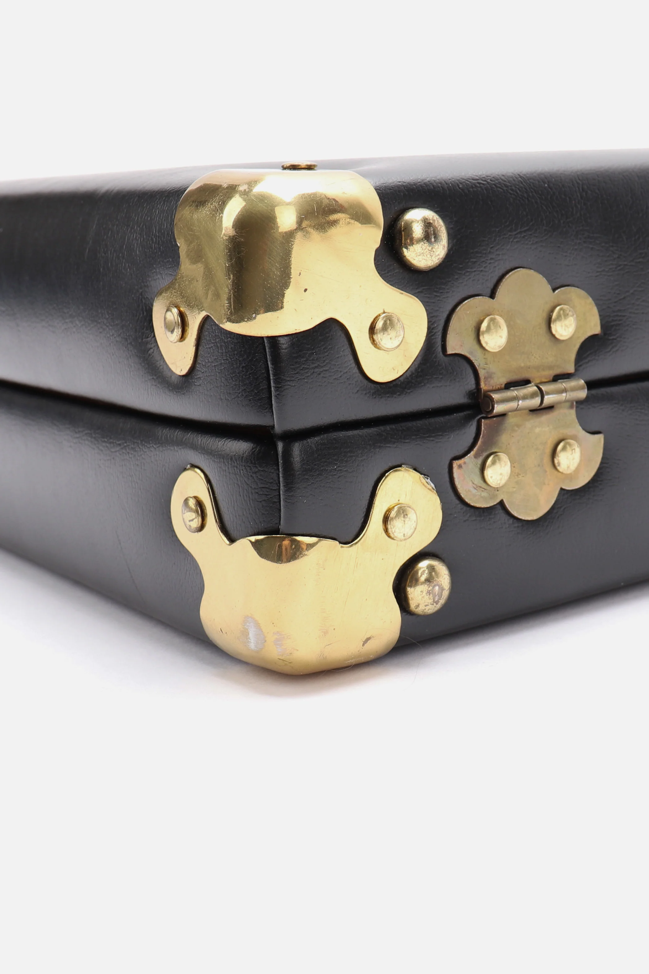 Black Leather Box Bag - Image 10