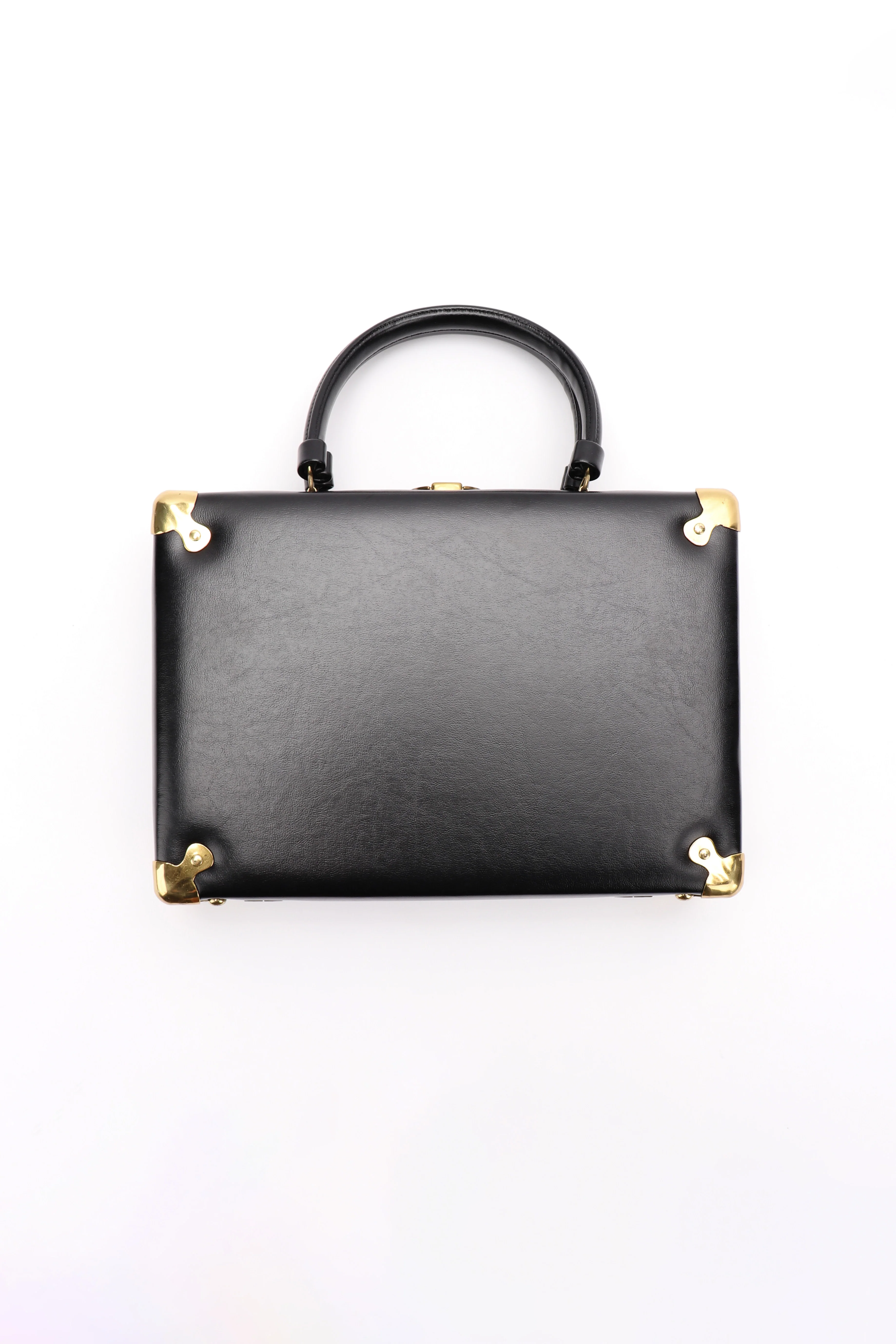 Black Leather Box Bag - Image 4