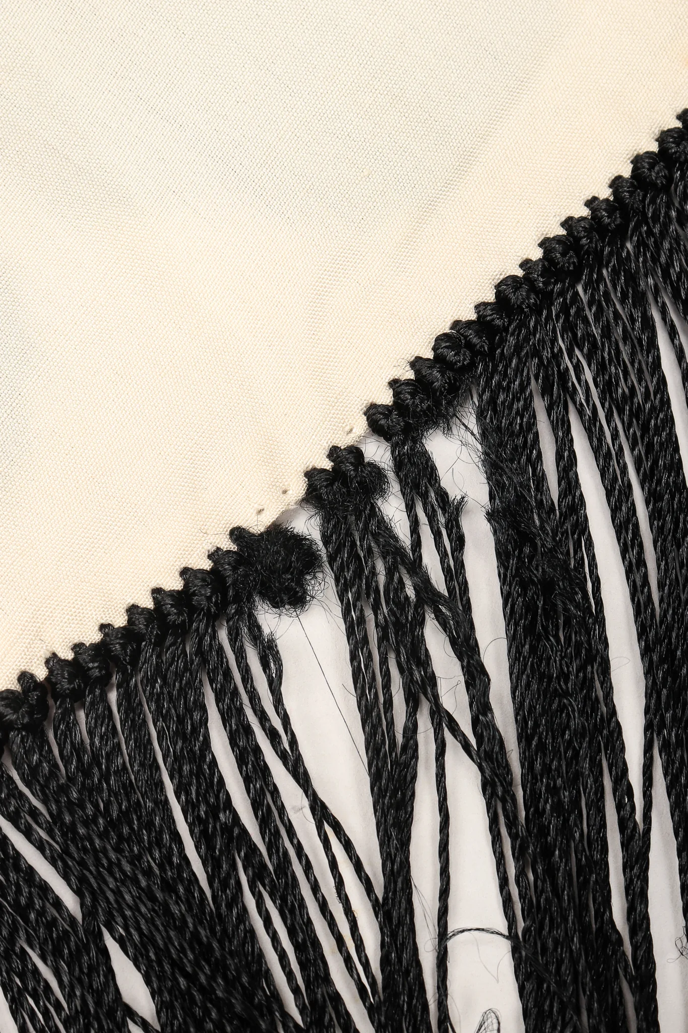 Black Roses Fringed Shawl - Image 15