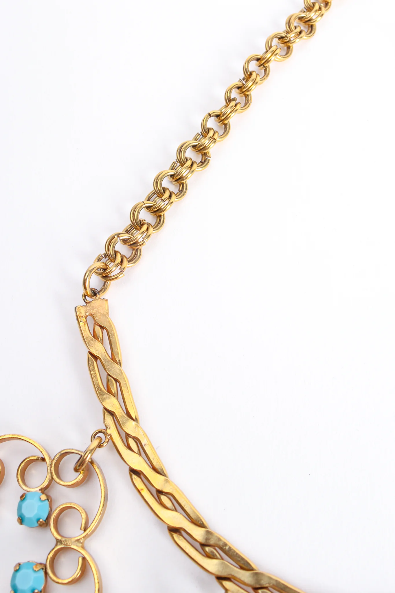 Blossom Scroll Bib Necklace - Image 5