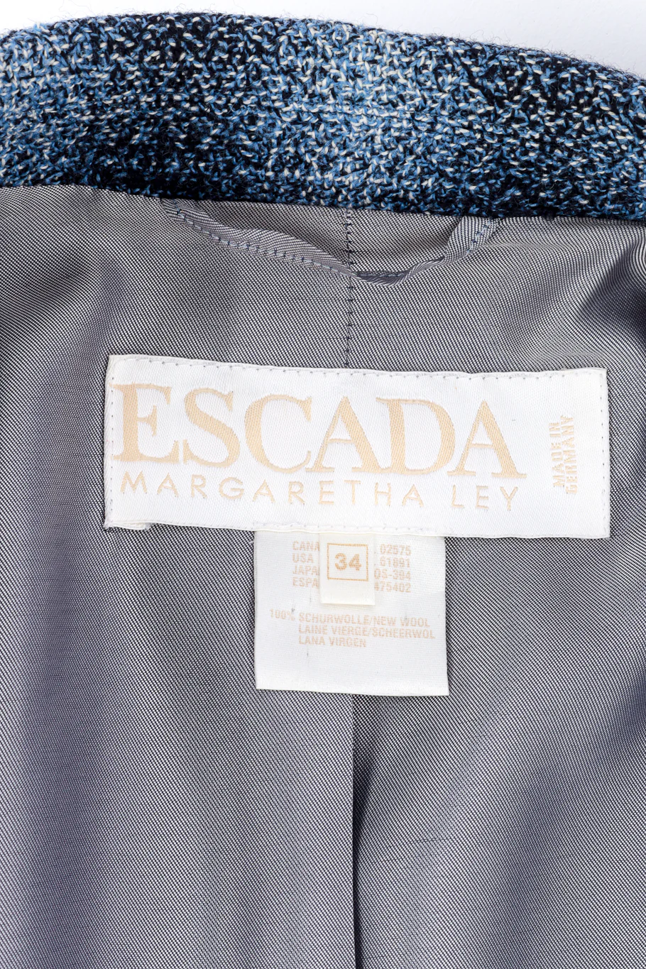 Blue Check Longline Jacket - Image 8