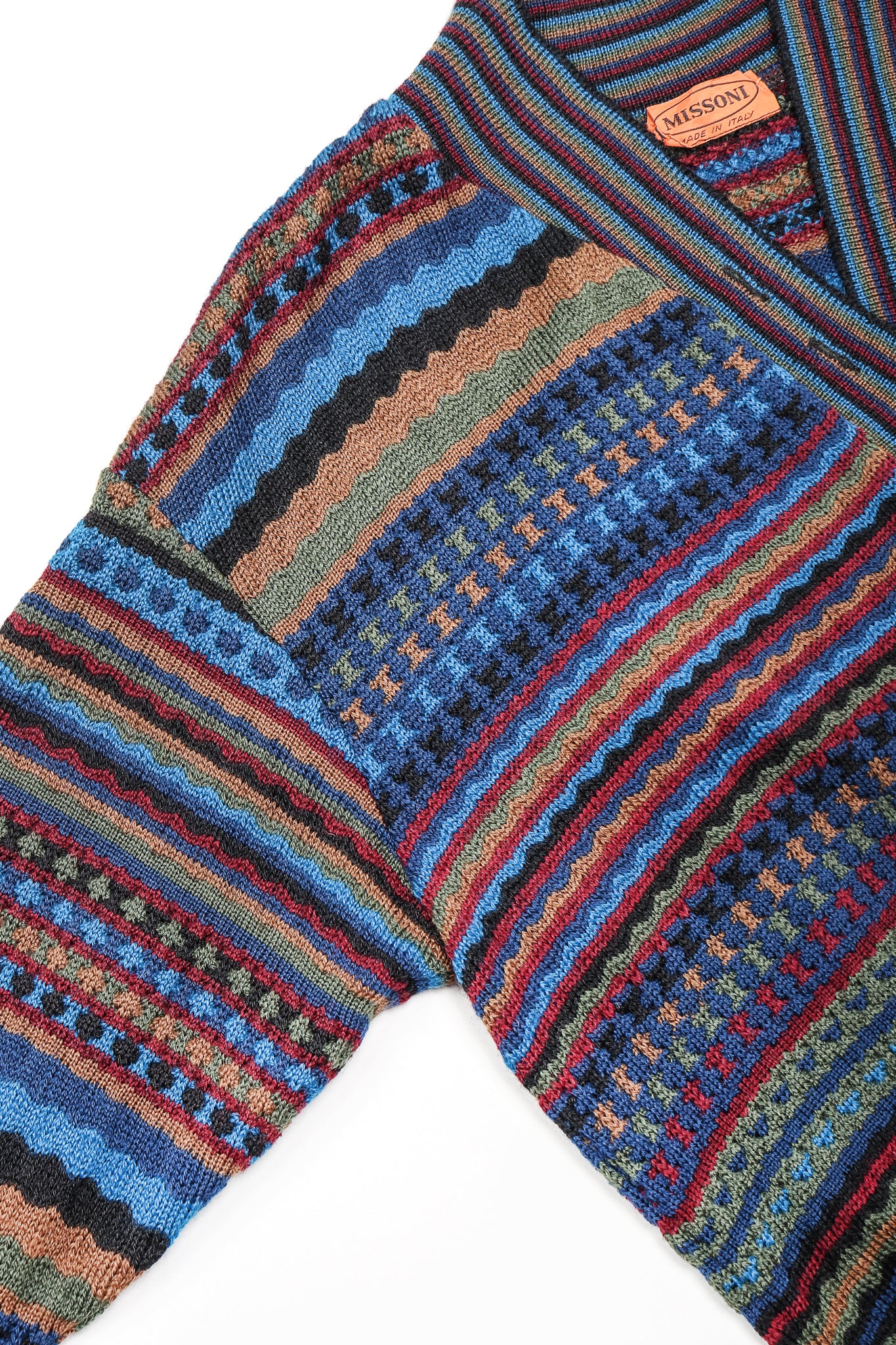Blue Dobby Stripe Sweater Dress - Image 5