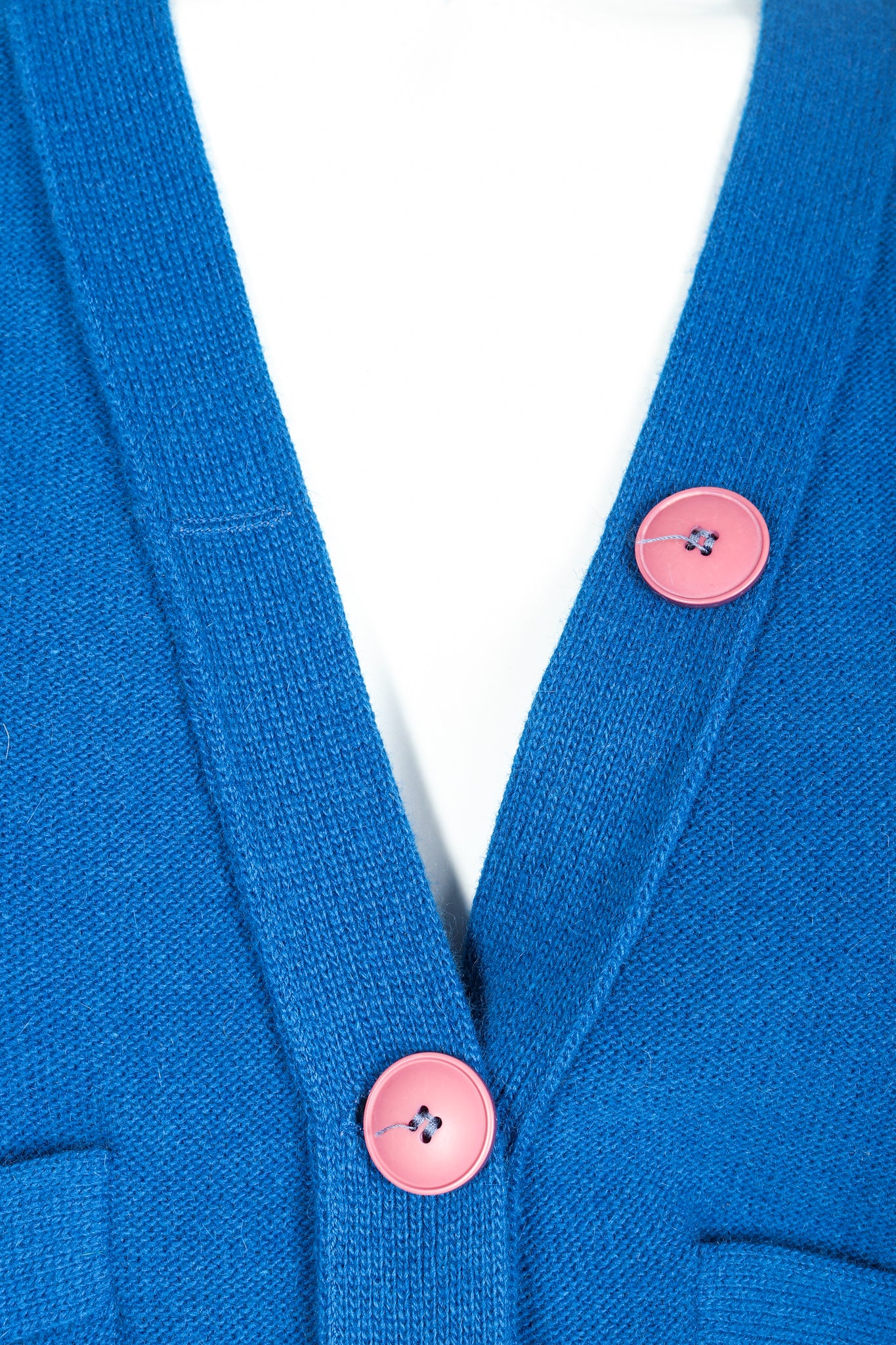 Blue Knit Longline Cardigan & Pant Set - Image 16