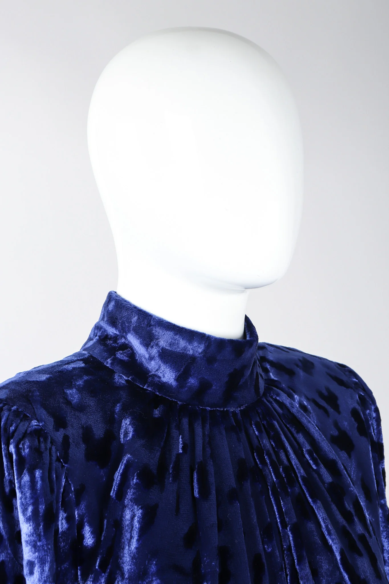 Blue Velvet Cheetah Dress - Image 7